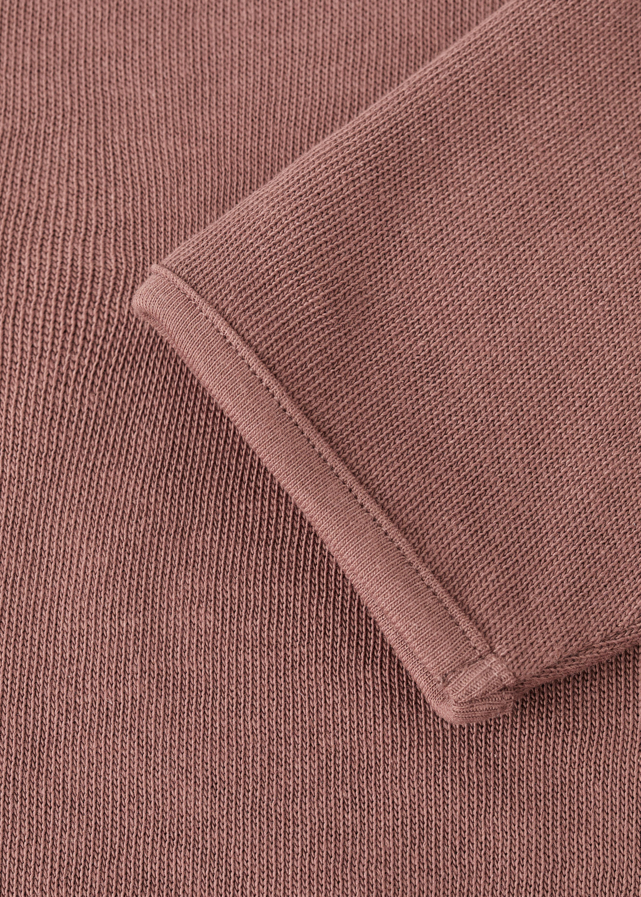 Cotton knitted t-shirt - Details of the article 8
