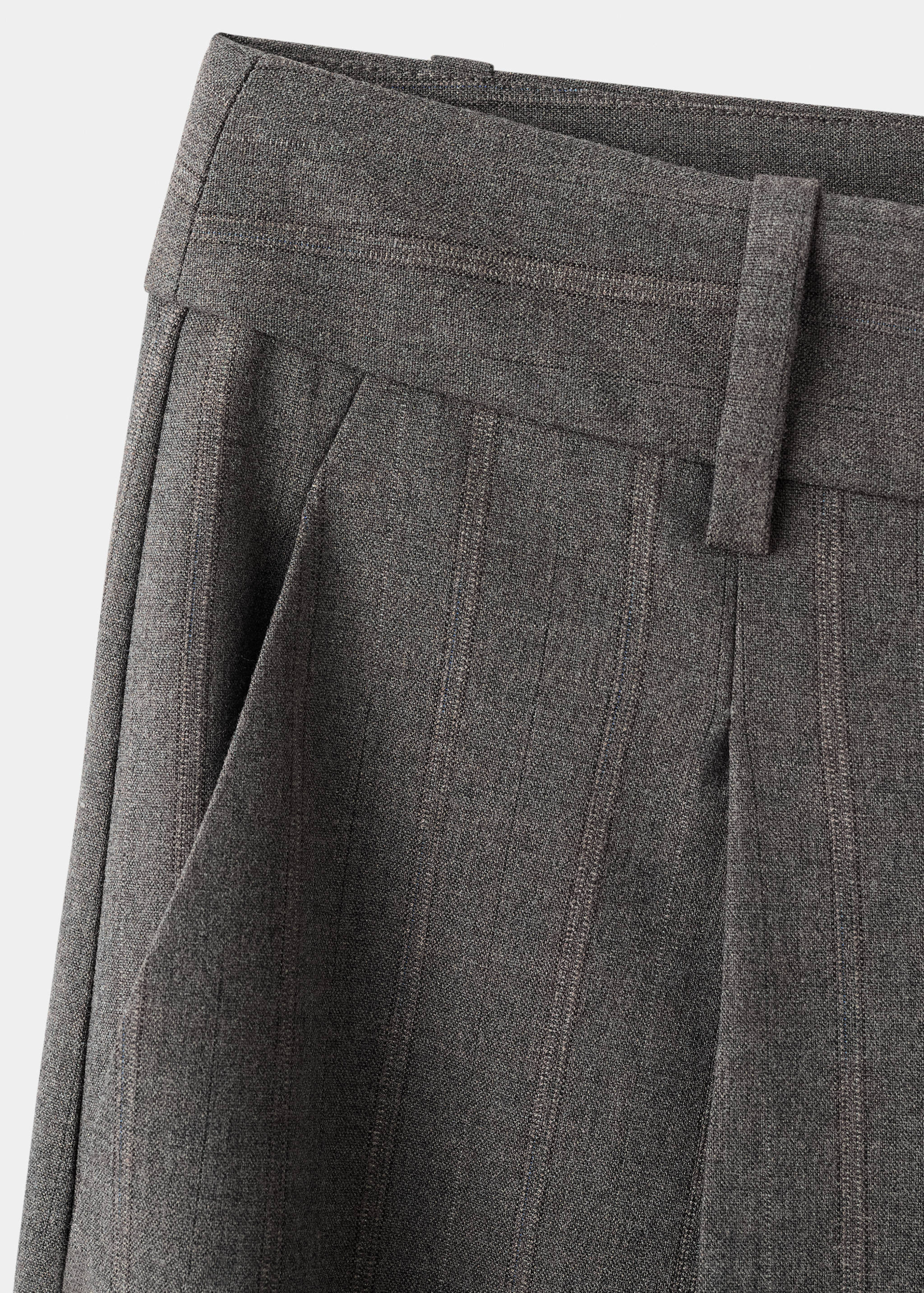 Pleated wide leg trousers - Details of the article 8