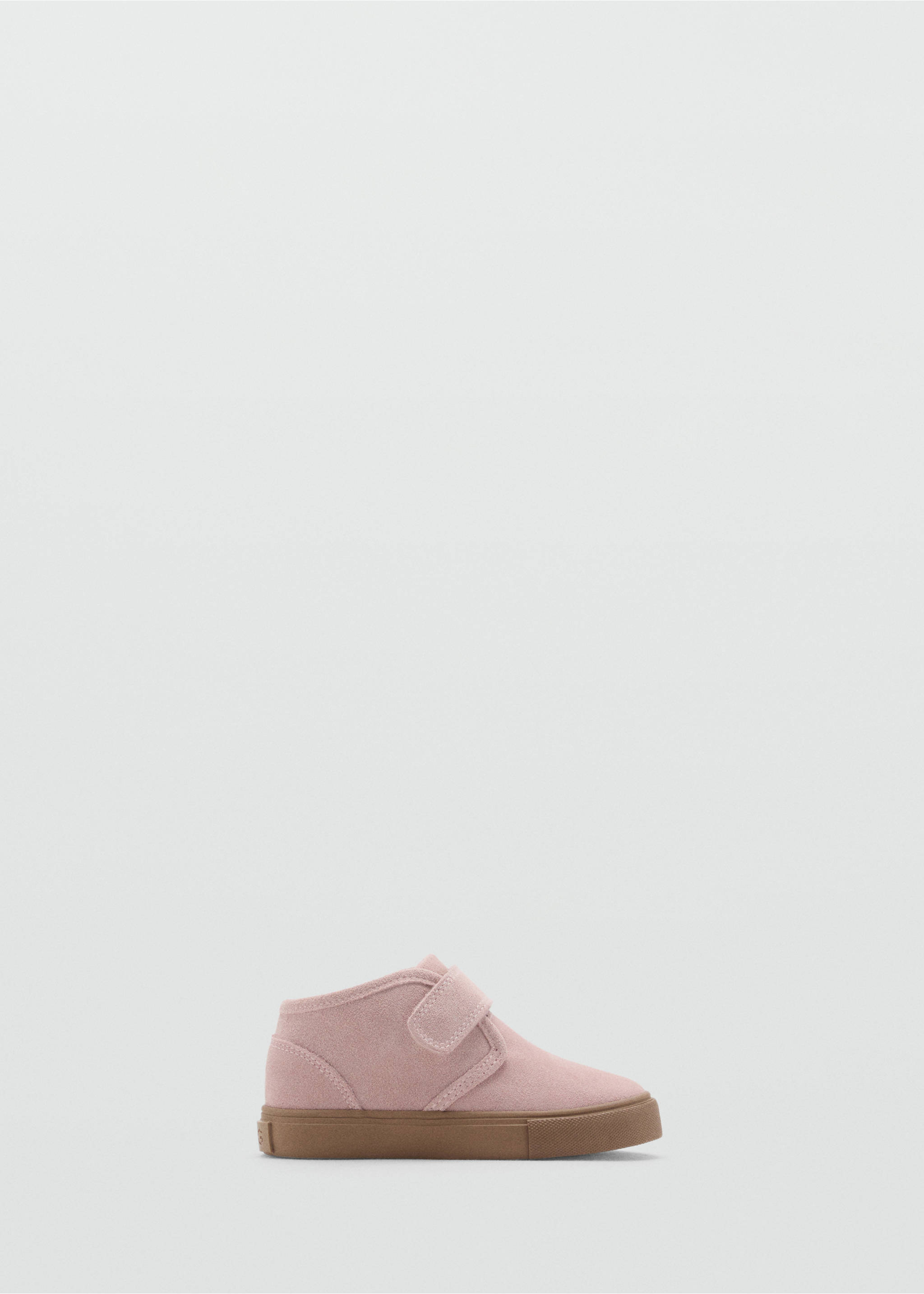 Velcro leather shoes - Article without model, Pastel Pink. Ref: 17076350-00.