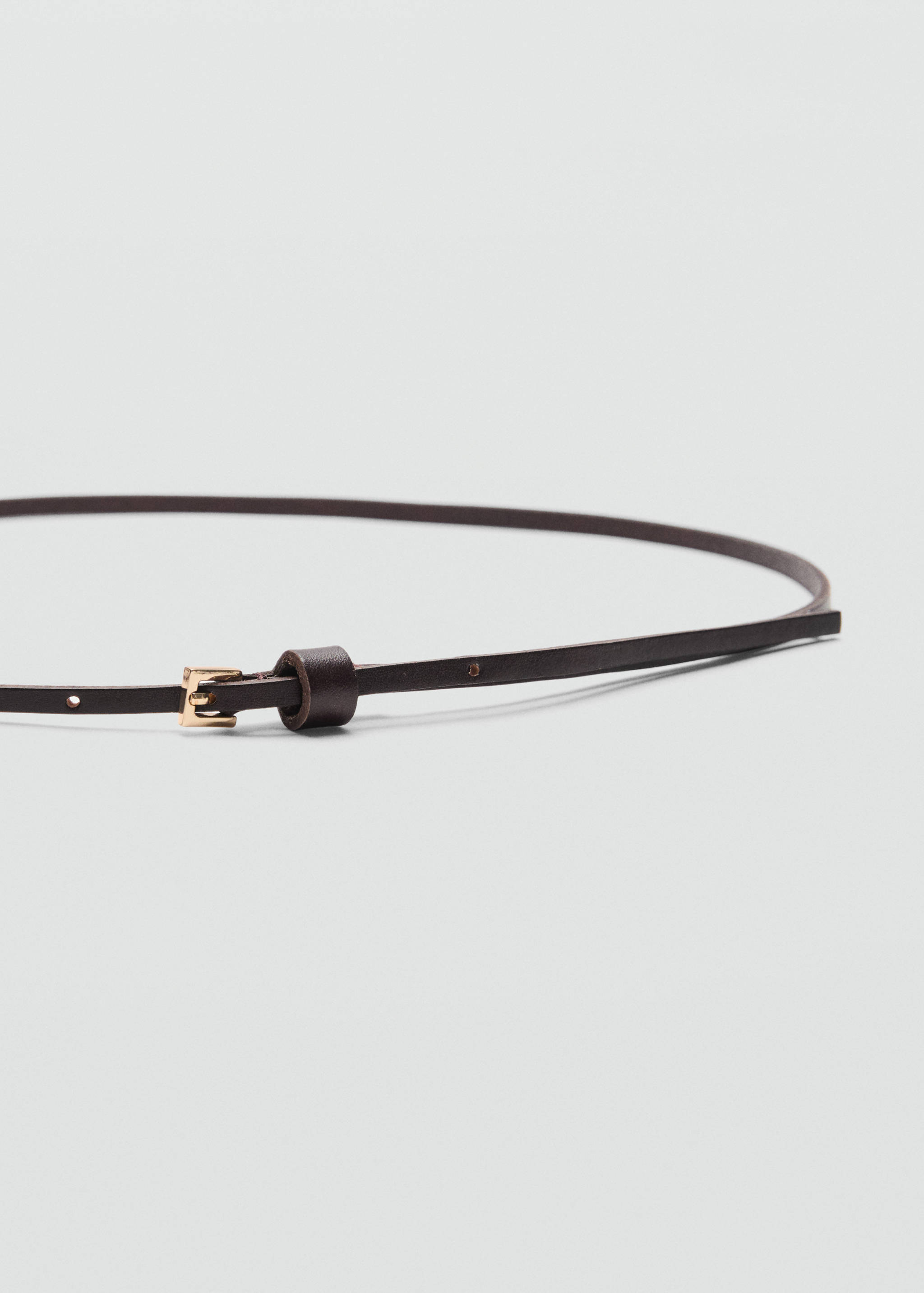 Leather mini-belt - Medium plane