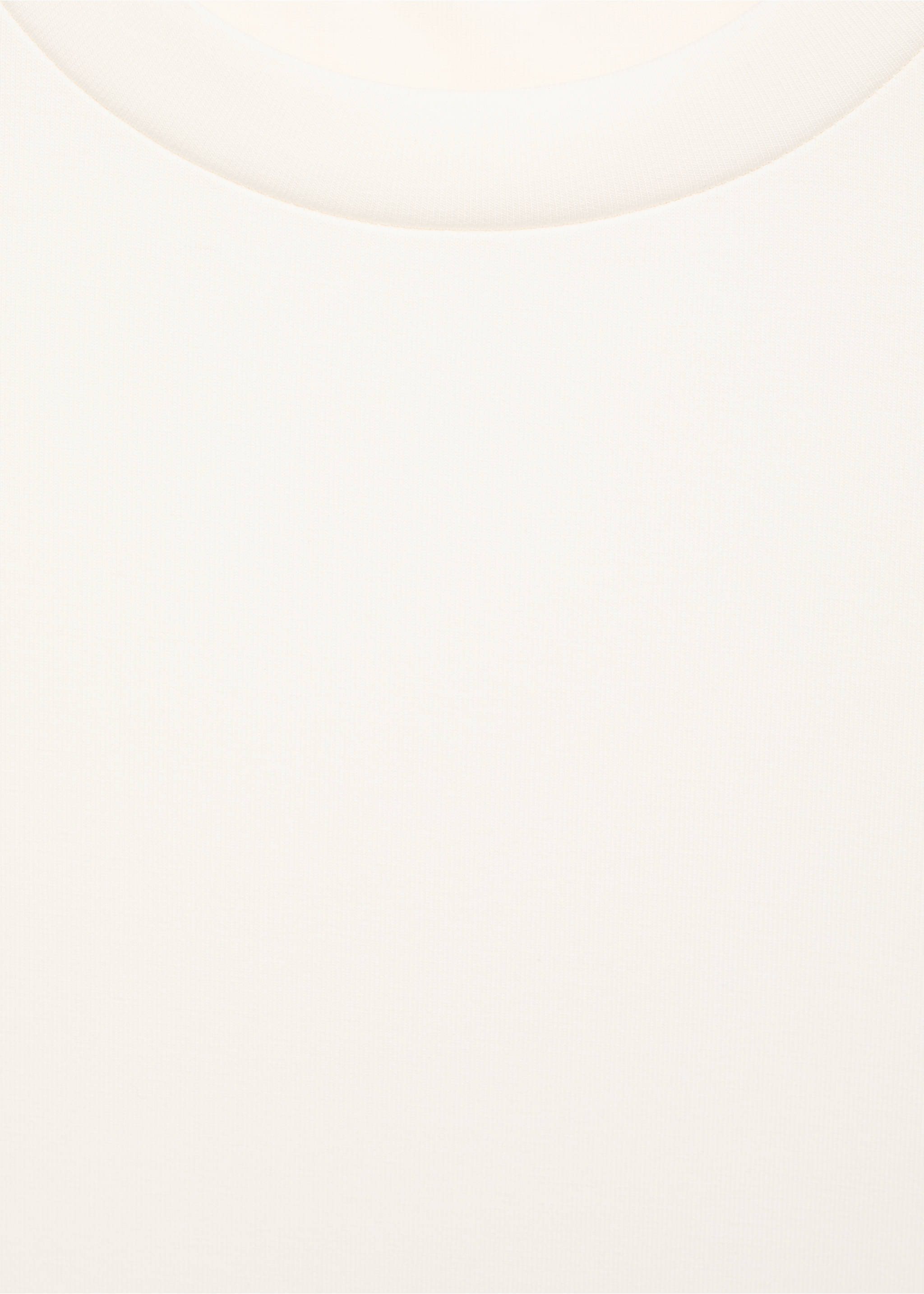 Oversized cotton t-shirt - Details of the article 8, Off White. Ref: 17076358-00.