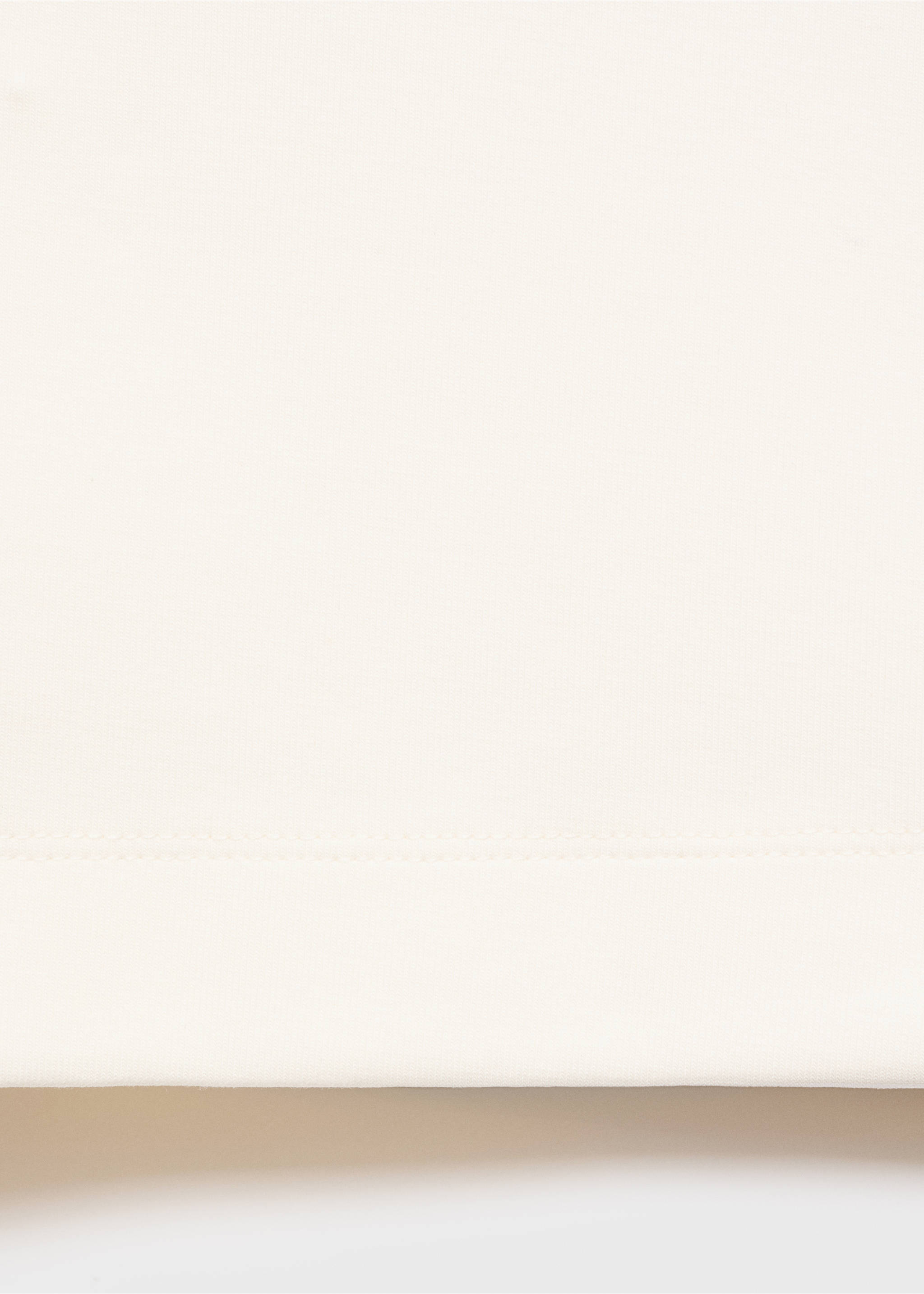 Oversized cotton t-shirt - Details of the article 0, Off White. Ref: 17076358-00.