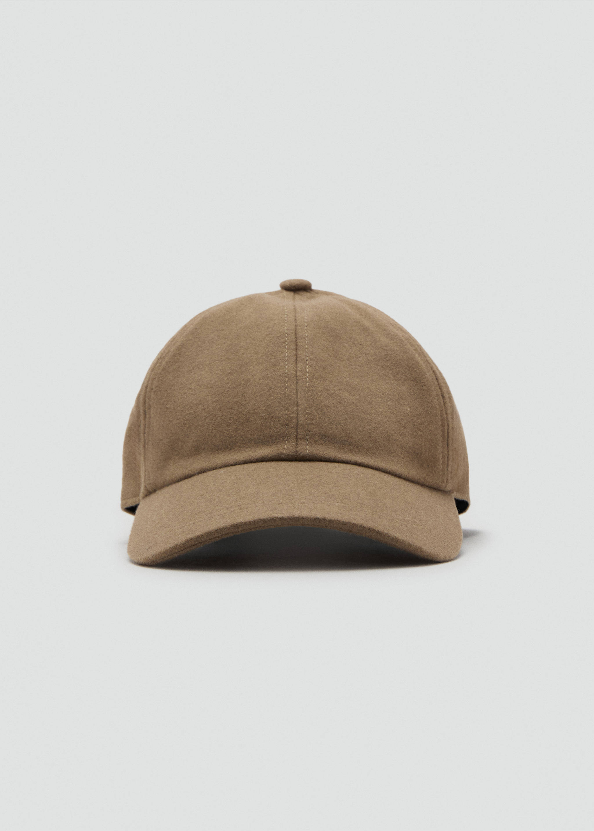 Wool-blend cap - Medium plane, Medium Brown. Ref: 17076732-00.