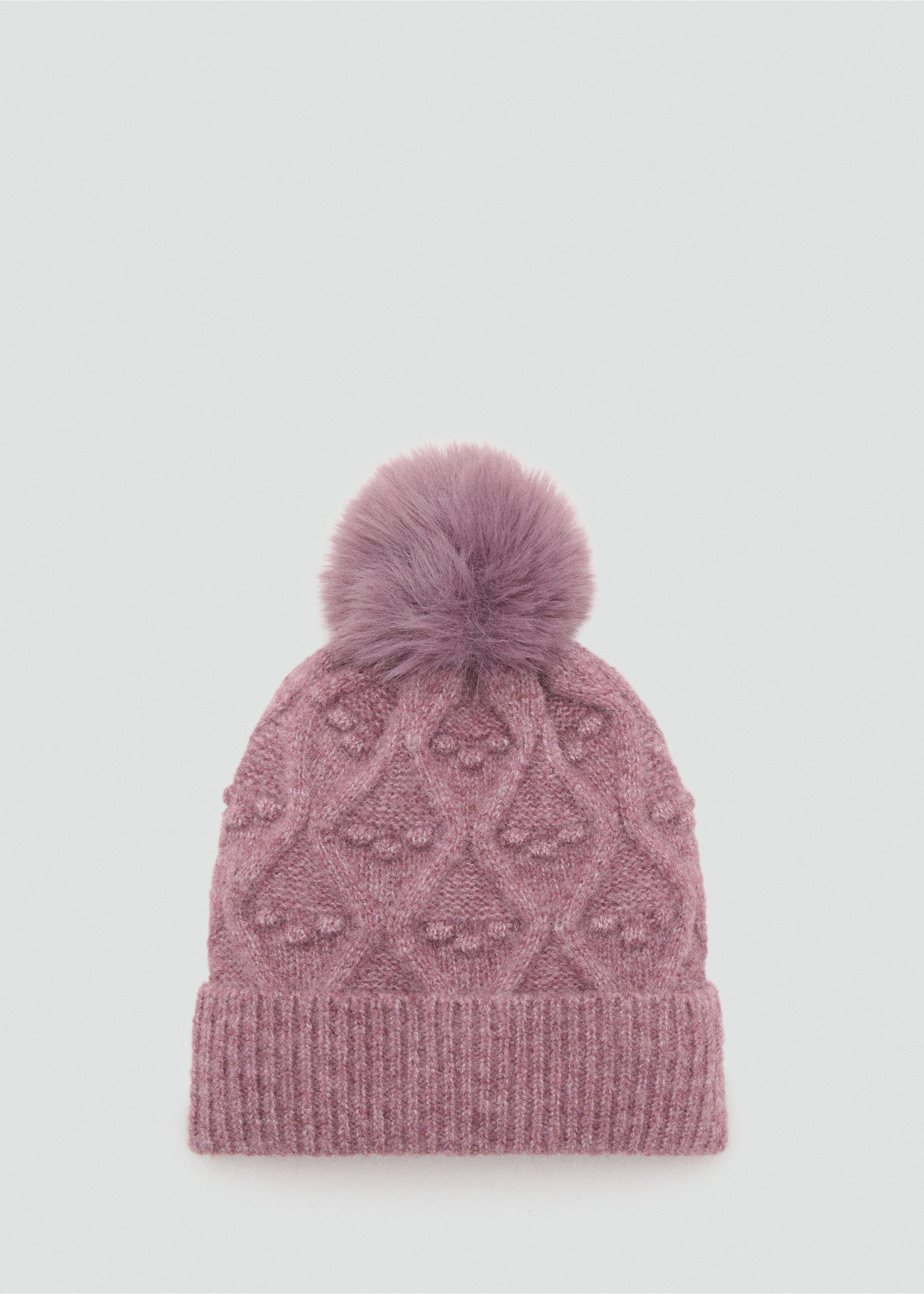 Gorro borla textura - Artículo sin modelo, Vino. Ref: 17076734-00.