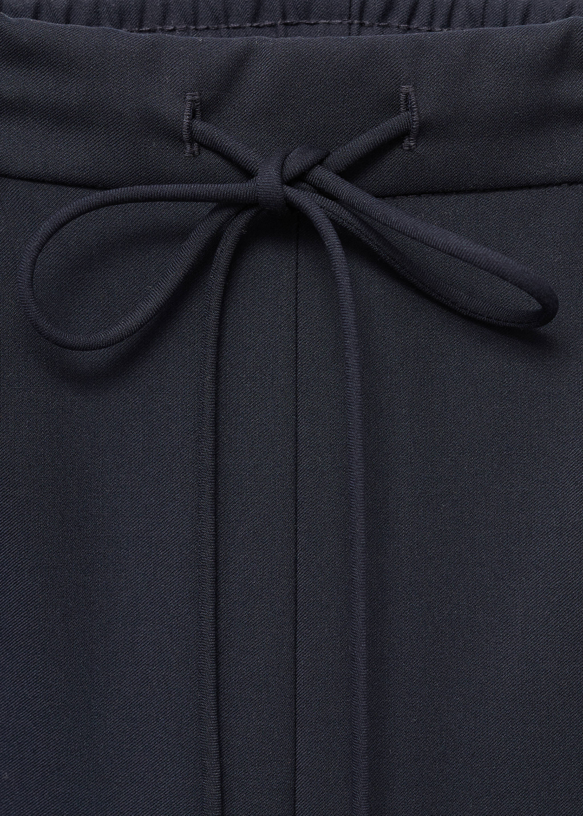 Contrast stripe straight trousers - Details of the article 8