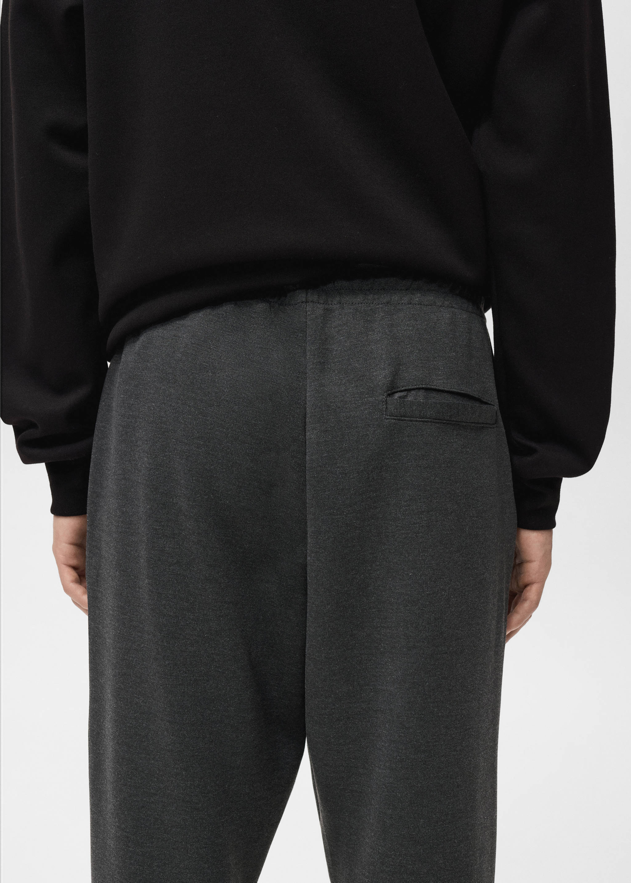 Βαμβακερό joggers με ελαστική μέση - Λεπτομέρεια του προϊόντος 3