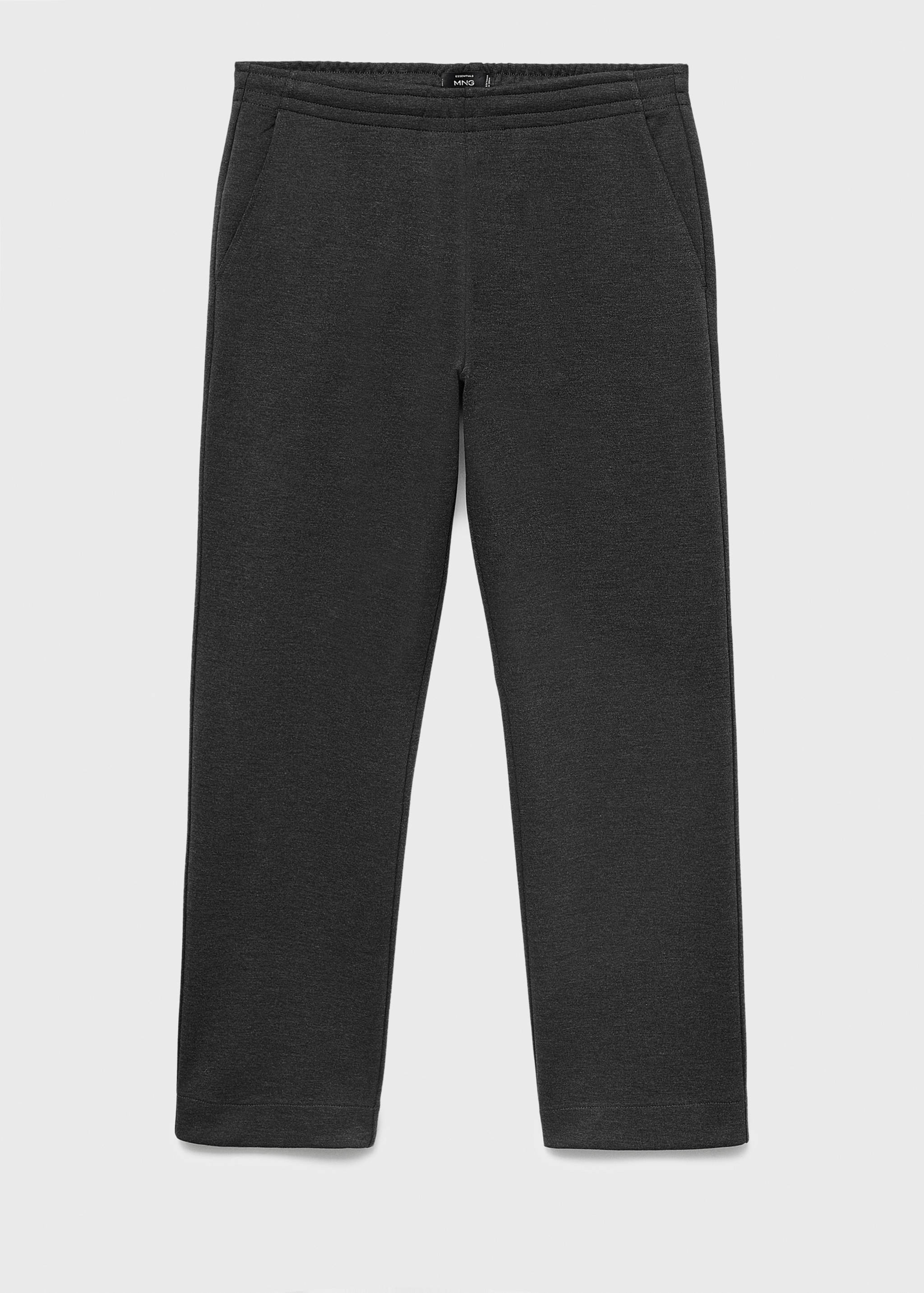 Βαμβακερό joggers με ελαστική μέση - Προϊόν χωρίς μοντέλο