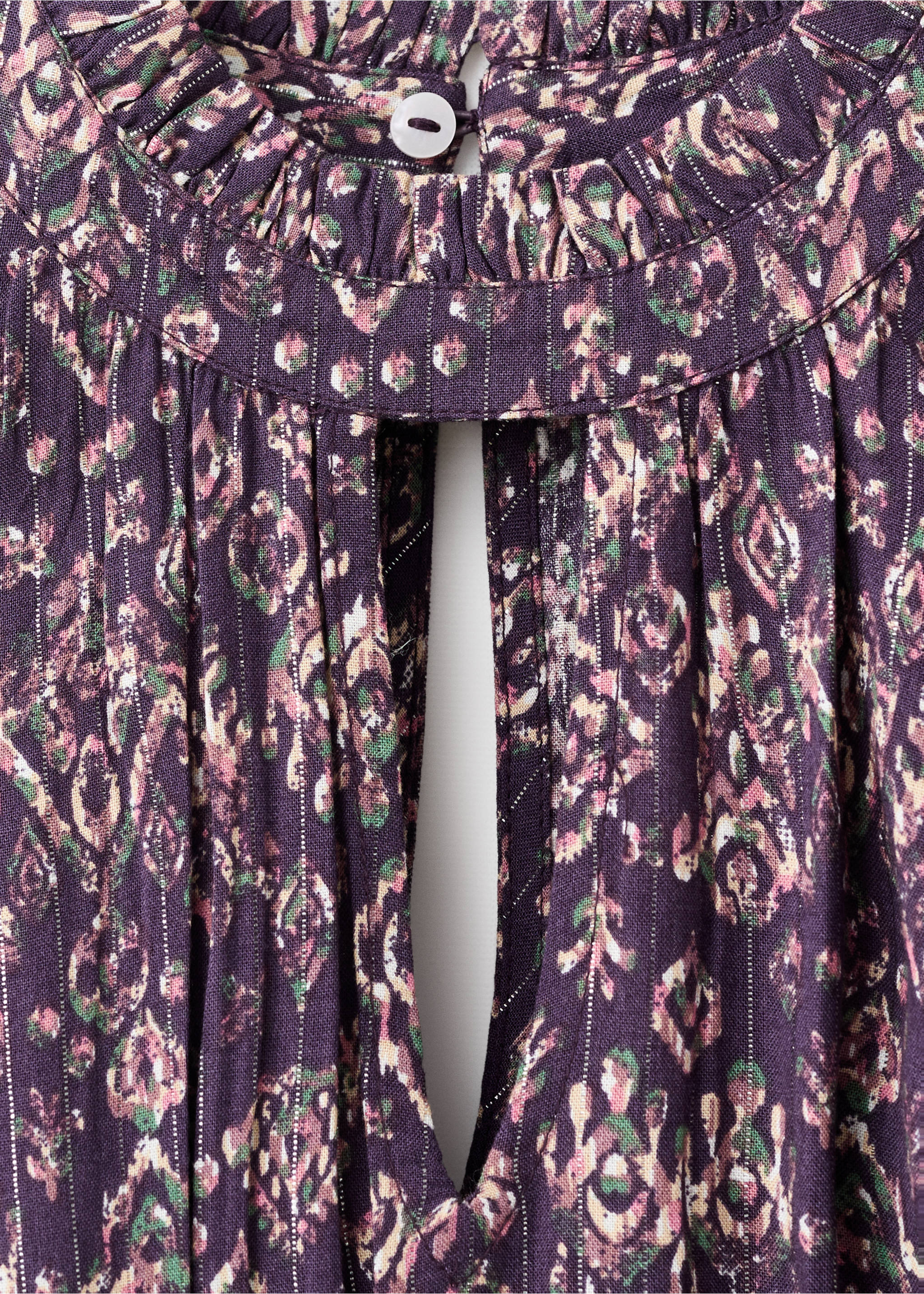 Robe fluide imprimée - Détail de l'article 8, Violet. Ref: 17077121-00.