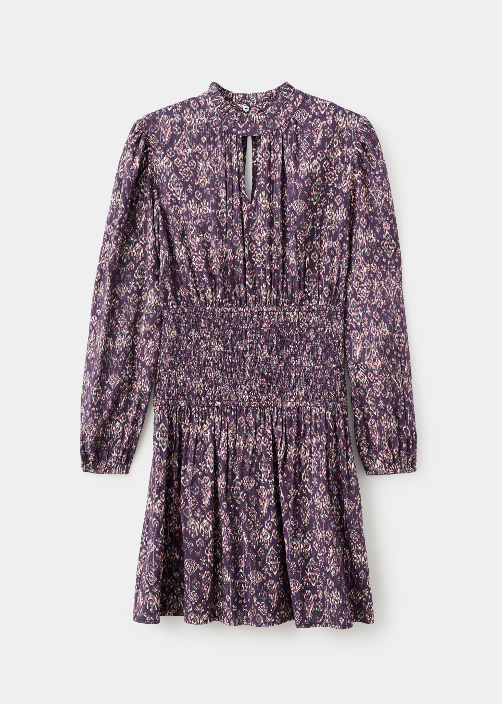 Robe fluide imprimée - Article sans modèle, Violet. Ref: 17077121-00.