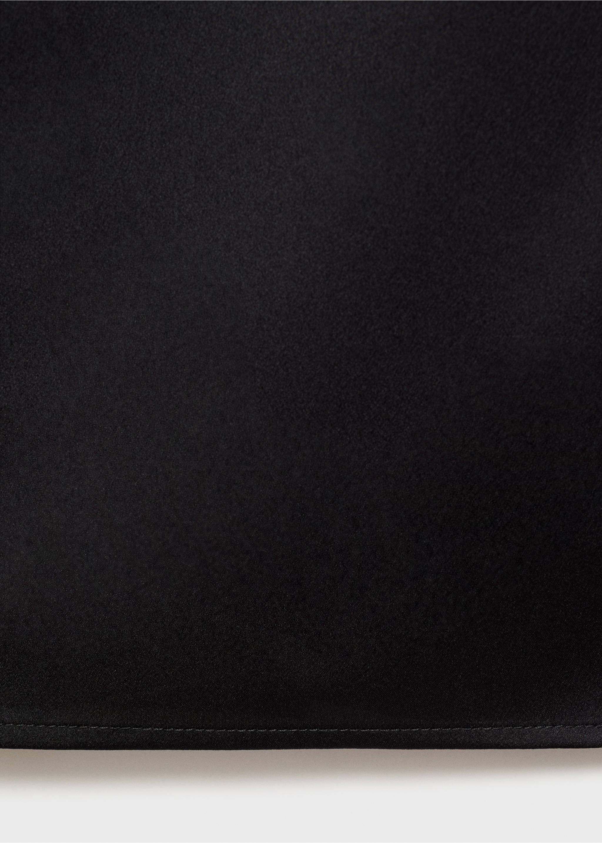 Satin long trousers - Details of the article 0, Charcoal. Ref: 17077127-00.