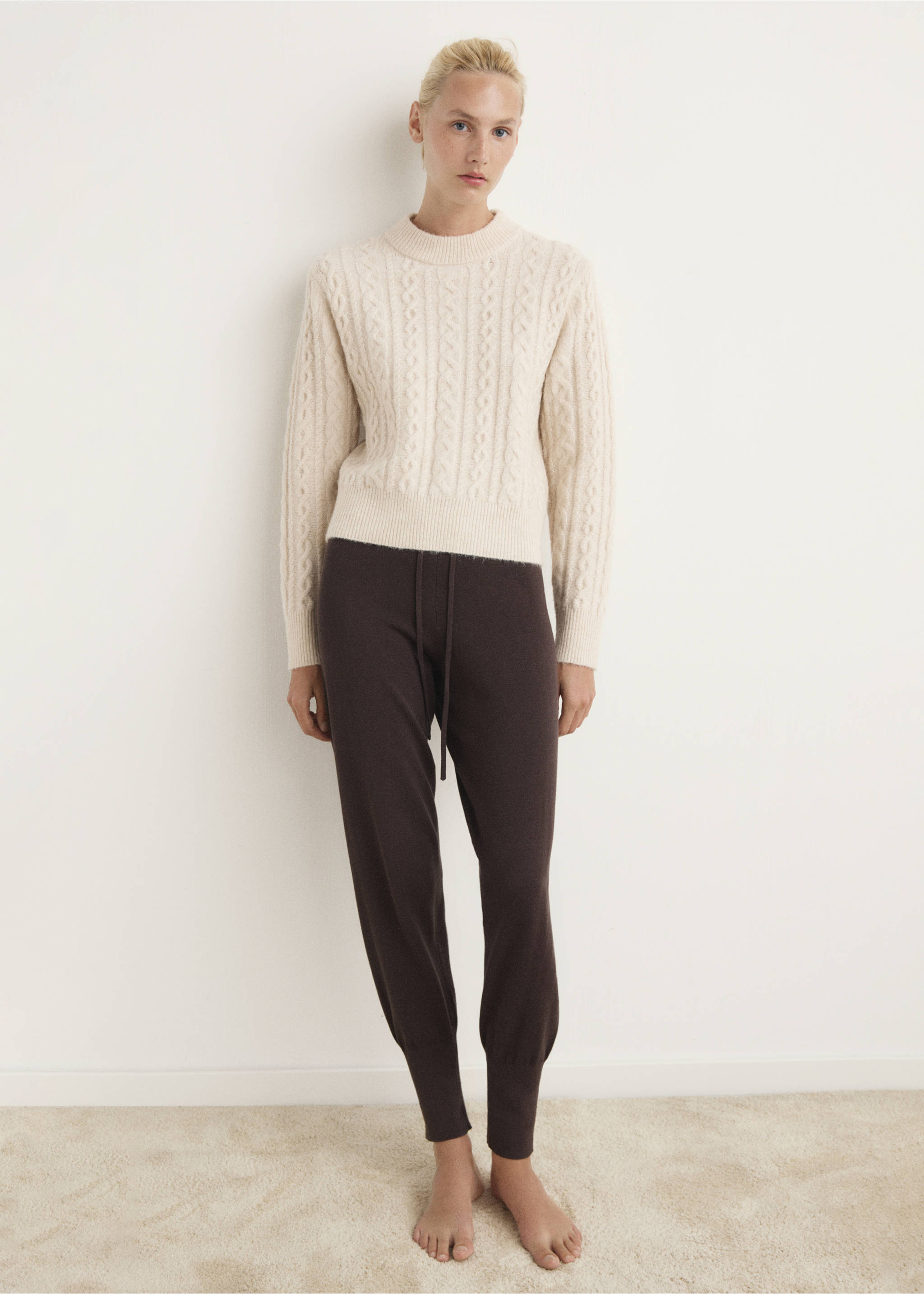 Pyjama sweater bello - General plane, Ecru. Ref: 17077129-00.