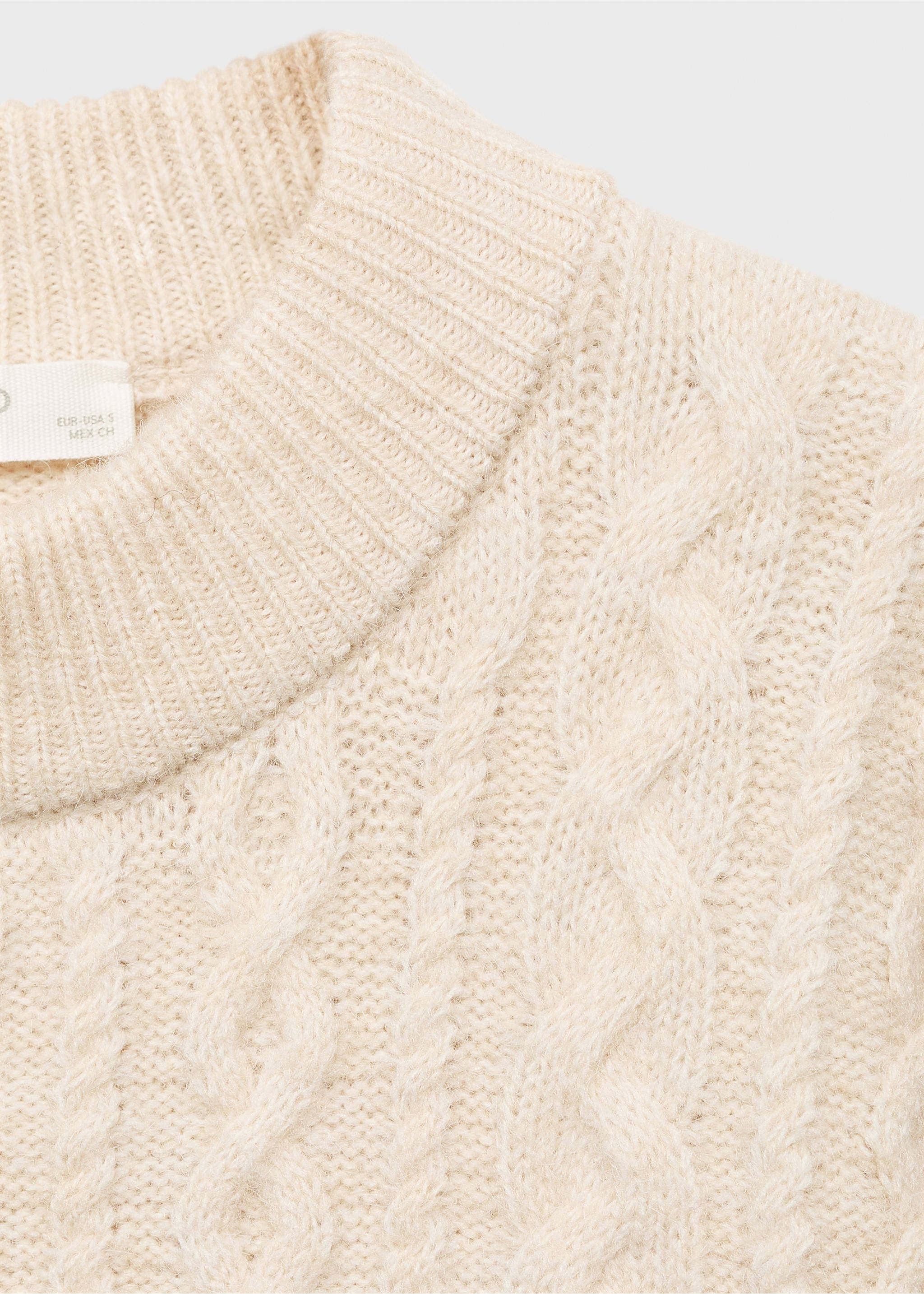 Pyjama sweater bello - Details of the article 8, Ecru. Ref: 17077129-00.