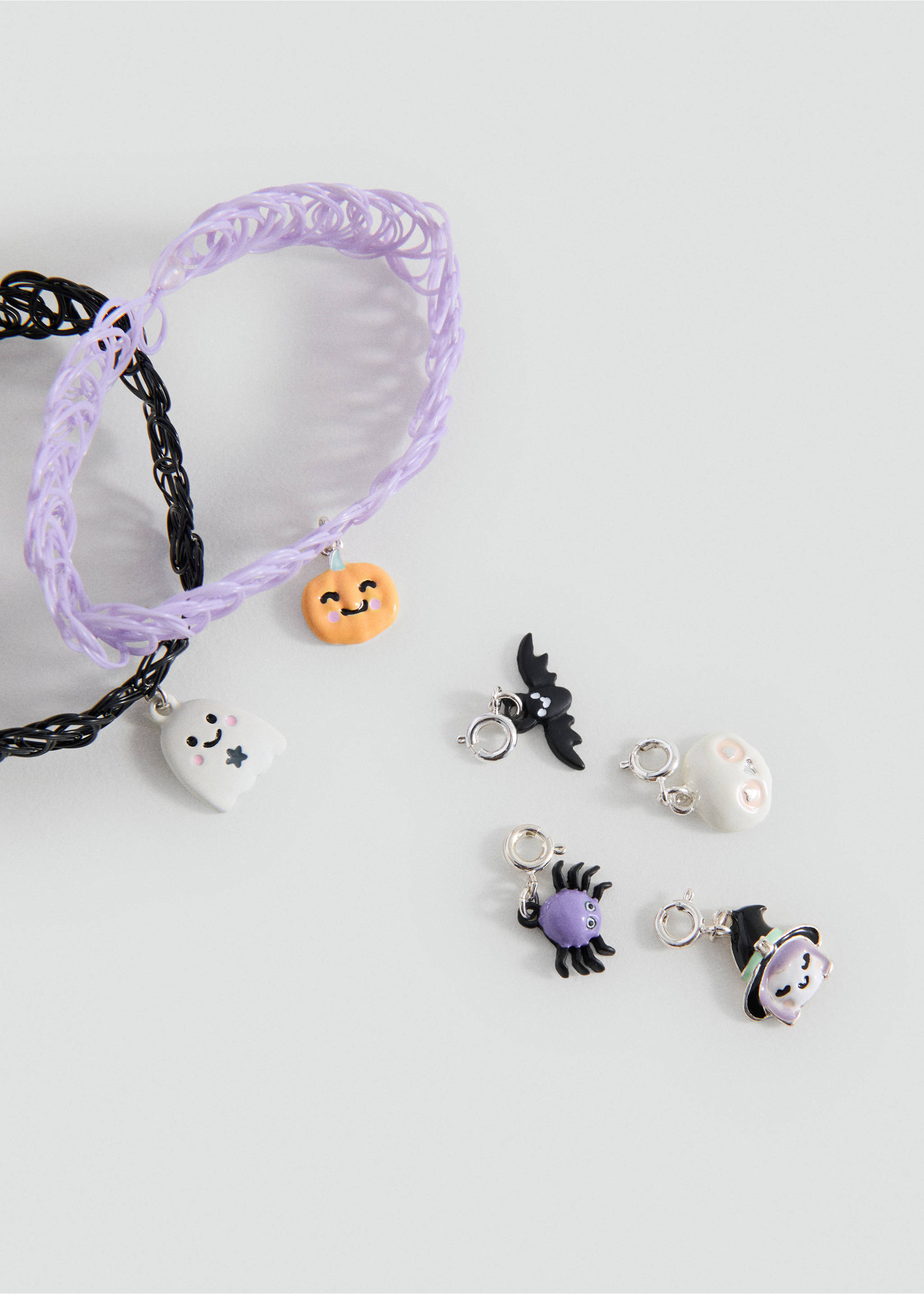 Pack 2 Halloween chokers - Medium plane, Lilac. Ref: 17077133-00.