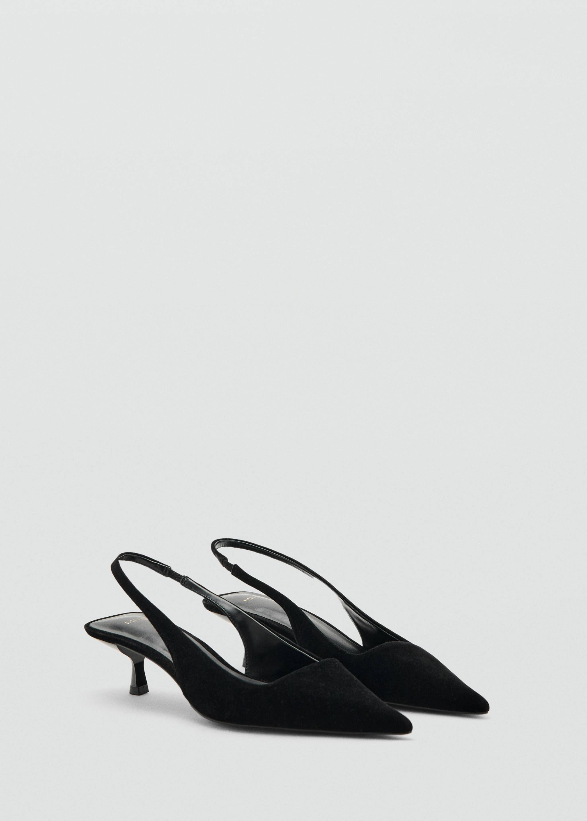 Chaussure à talon velours - Plan moyen
