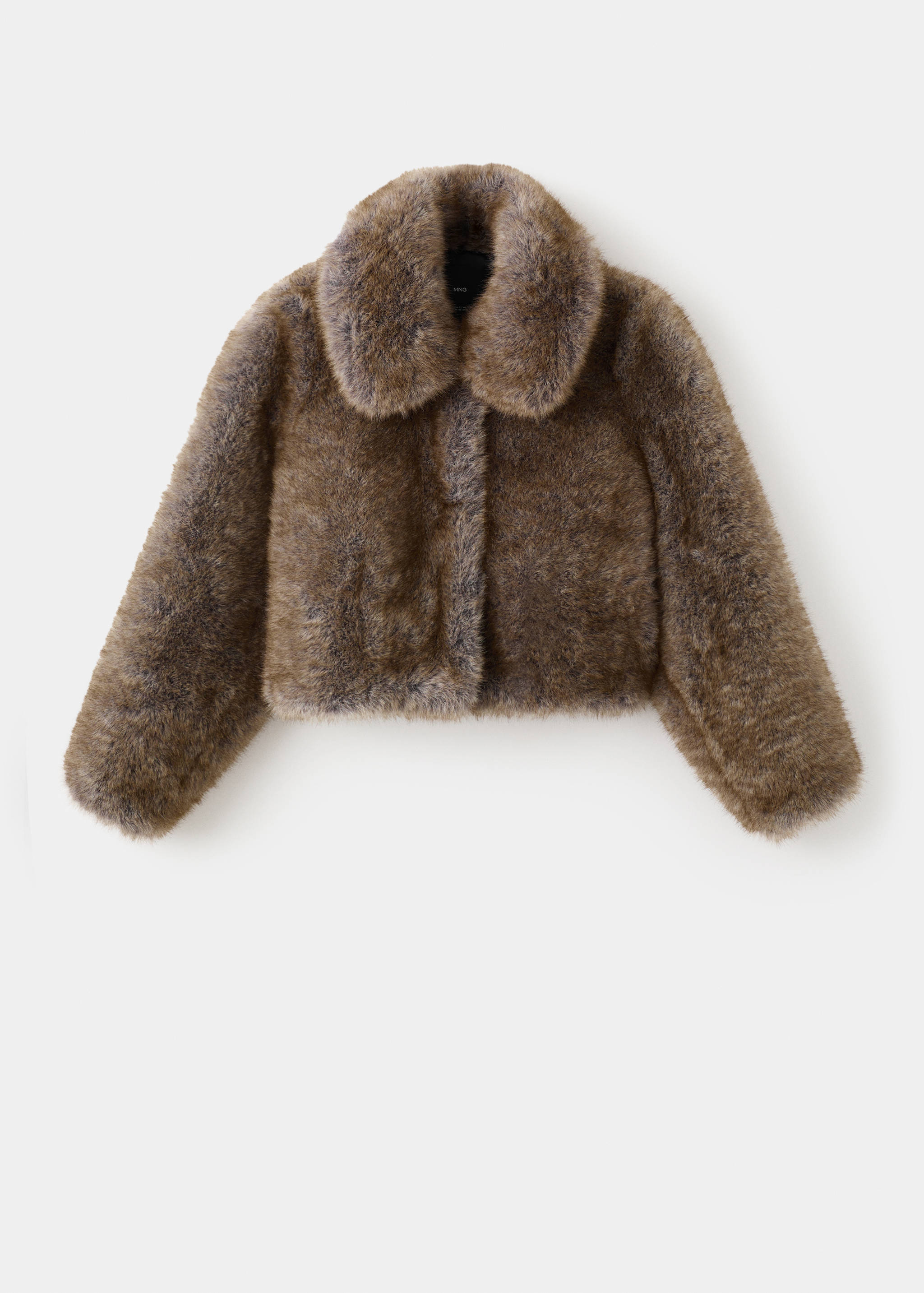 Faux-fur cropped jacket - Article without model