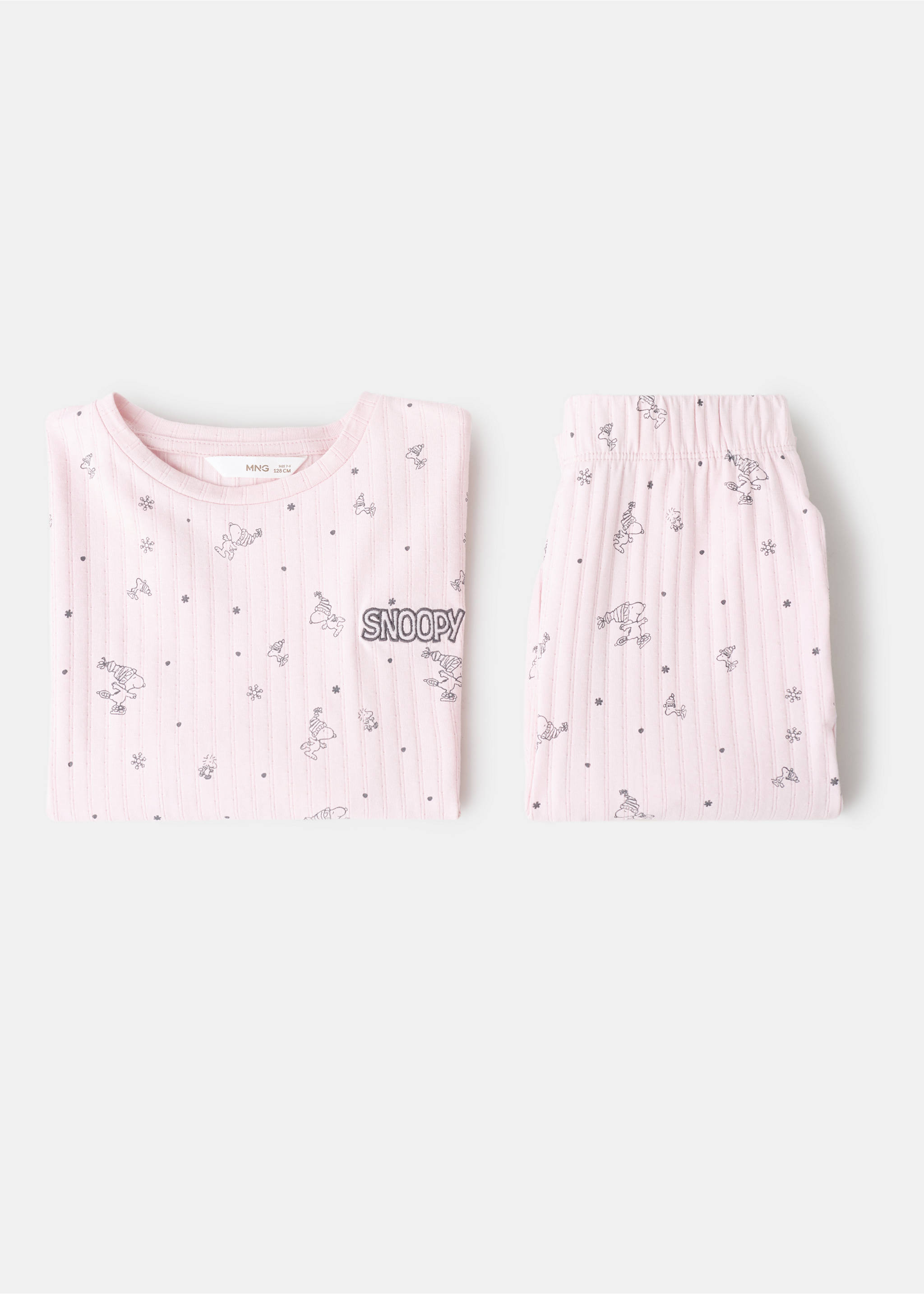 Pyjama long Snoopy - Détail de l'article 8, Rose. Ref: 17077770-00.