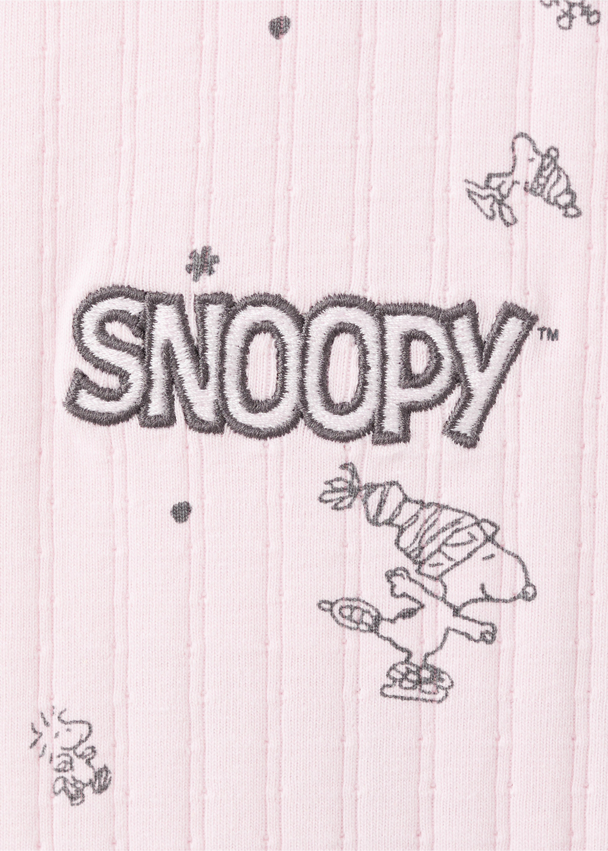 Pyjama long Snoopy - Détail de l'article 0, Rose. Ref: 17077770-00.