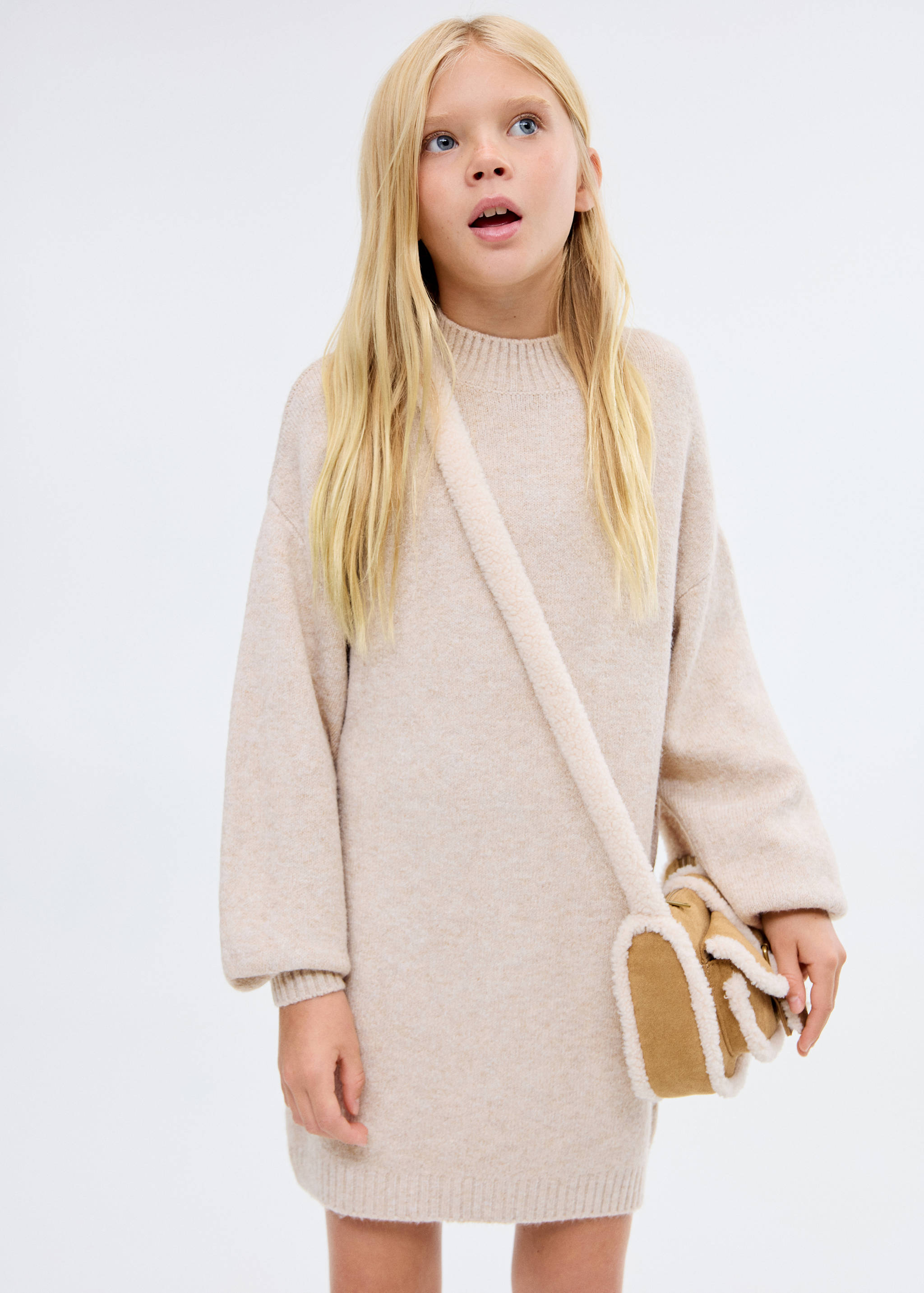 Knit midi dress - Medium plane