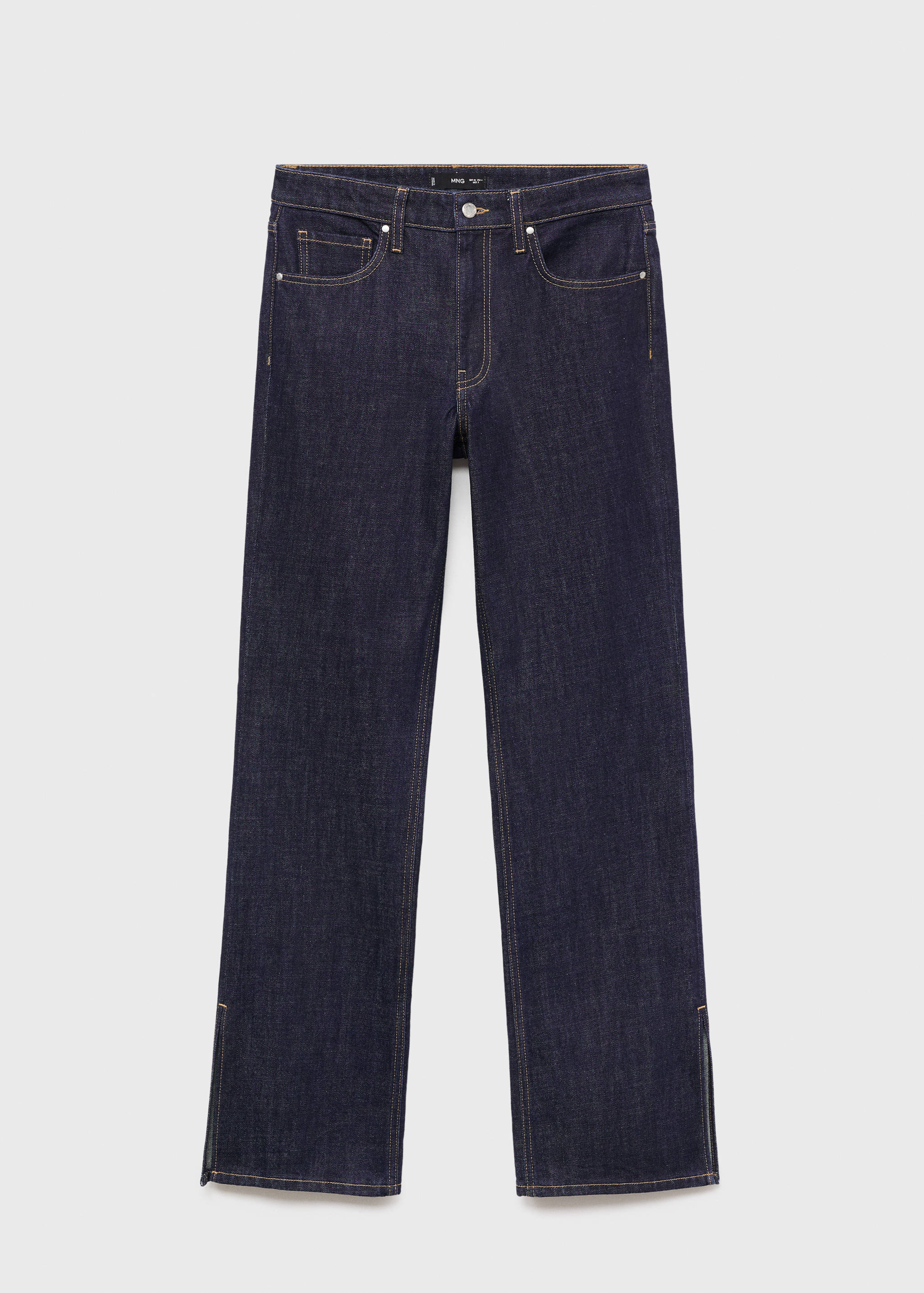 Straight-leg jeans with openings - Article without model