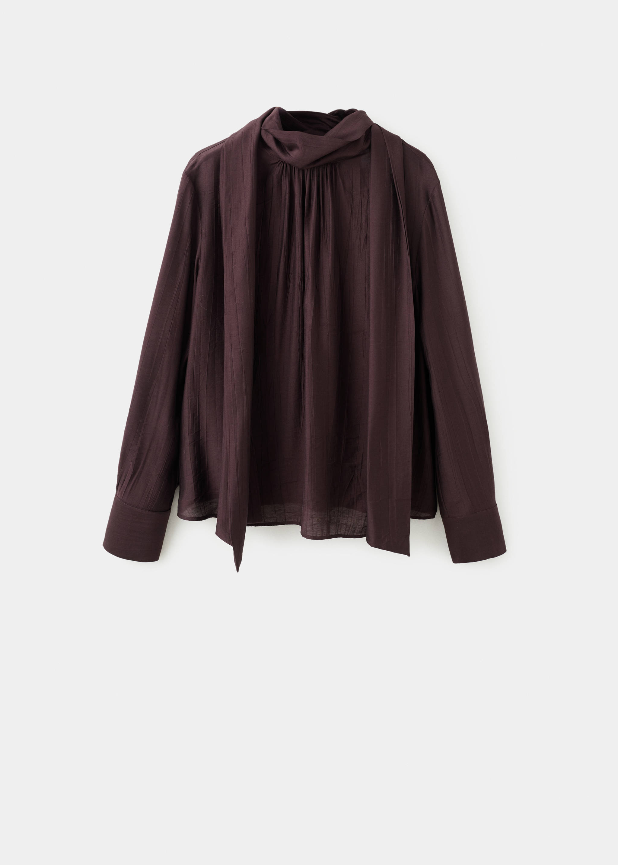 Blusa textura fular - Artículo sin modelo