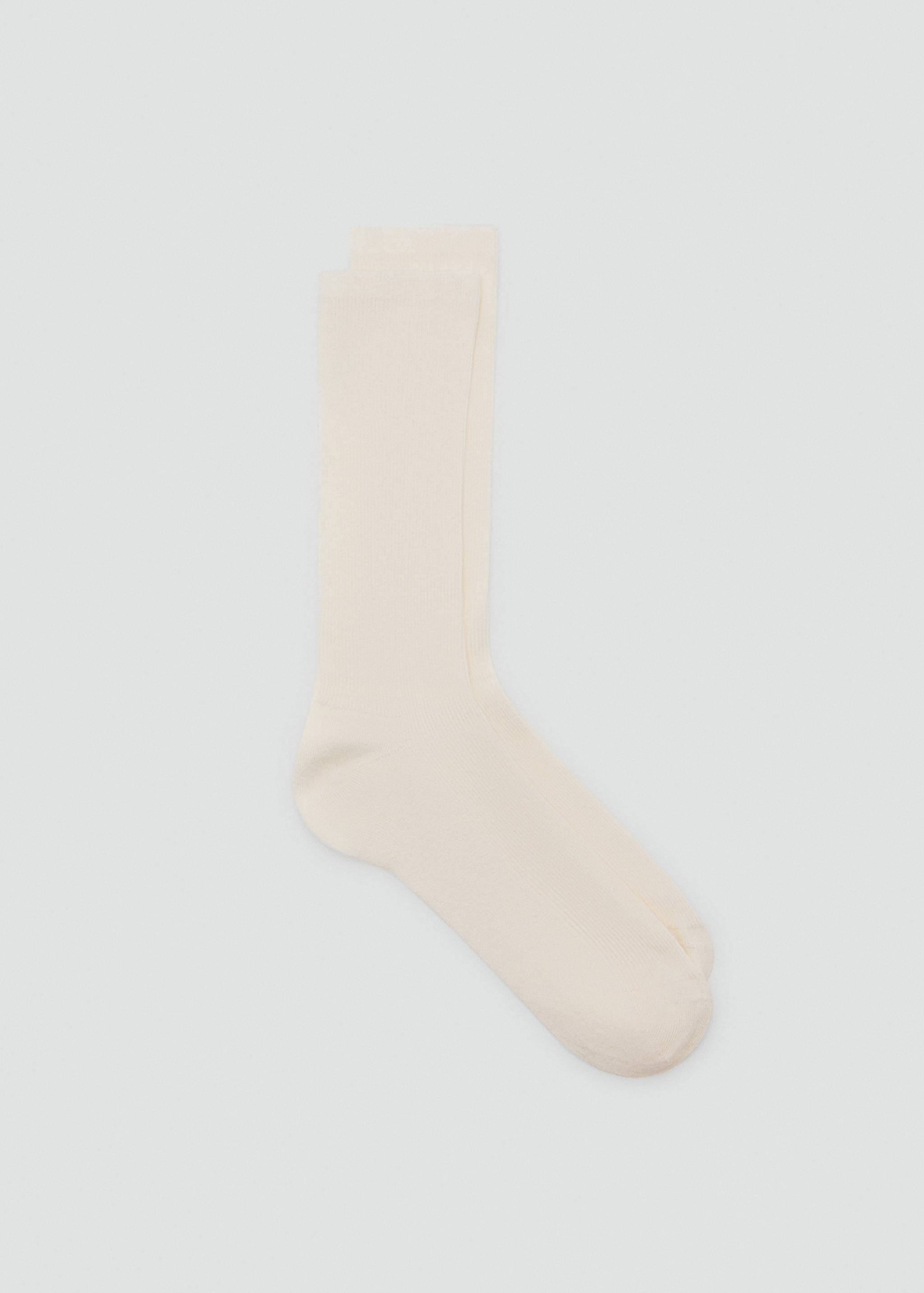 Ribbed cotton socks - Article without model