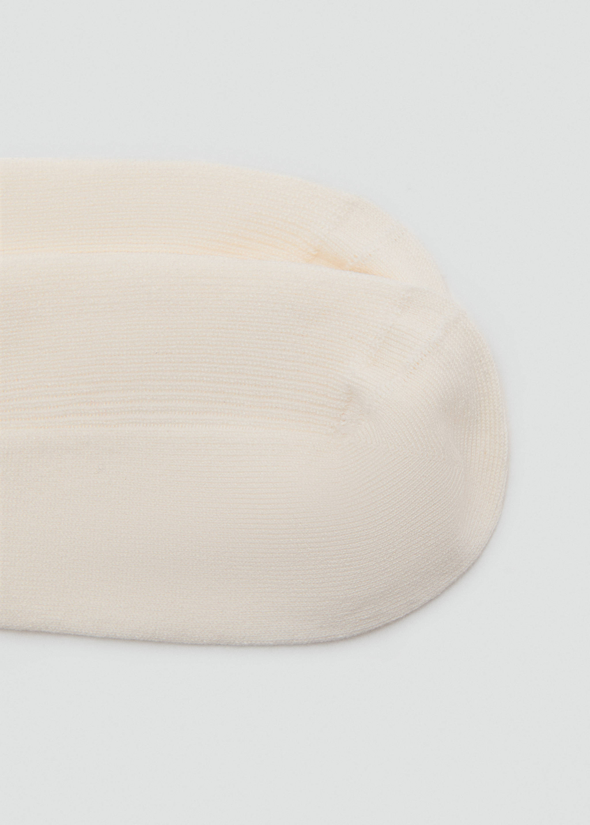 Ribbed cotton socks - Medium plane
