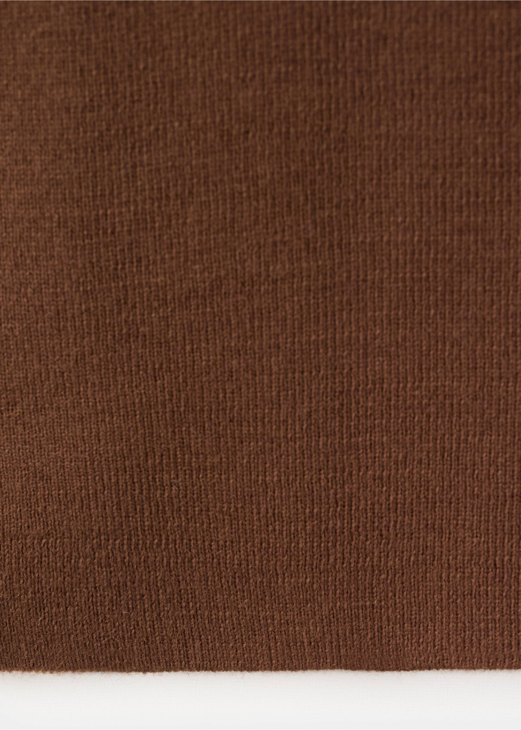 Knitted top with studs - Details of the article 0, Brown. Ref: 17077812-00.