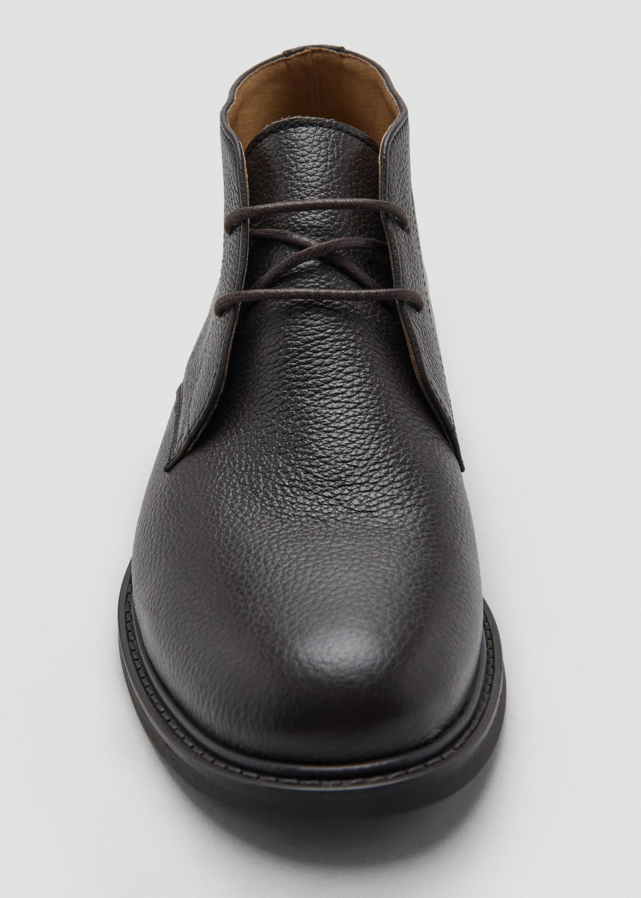 Lace-up leather ankle boots - Details of the article 2