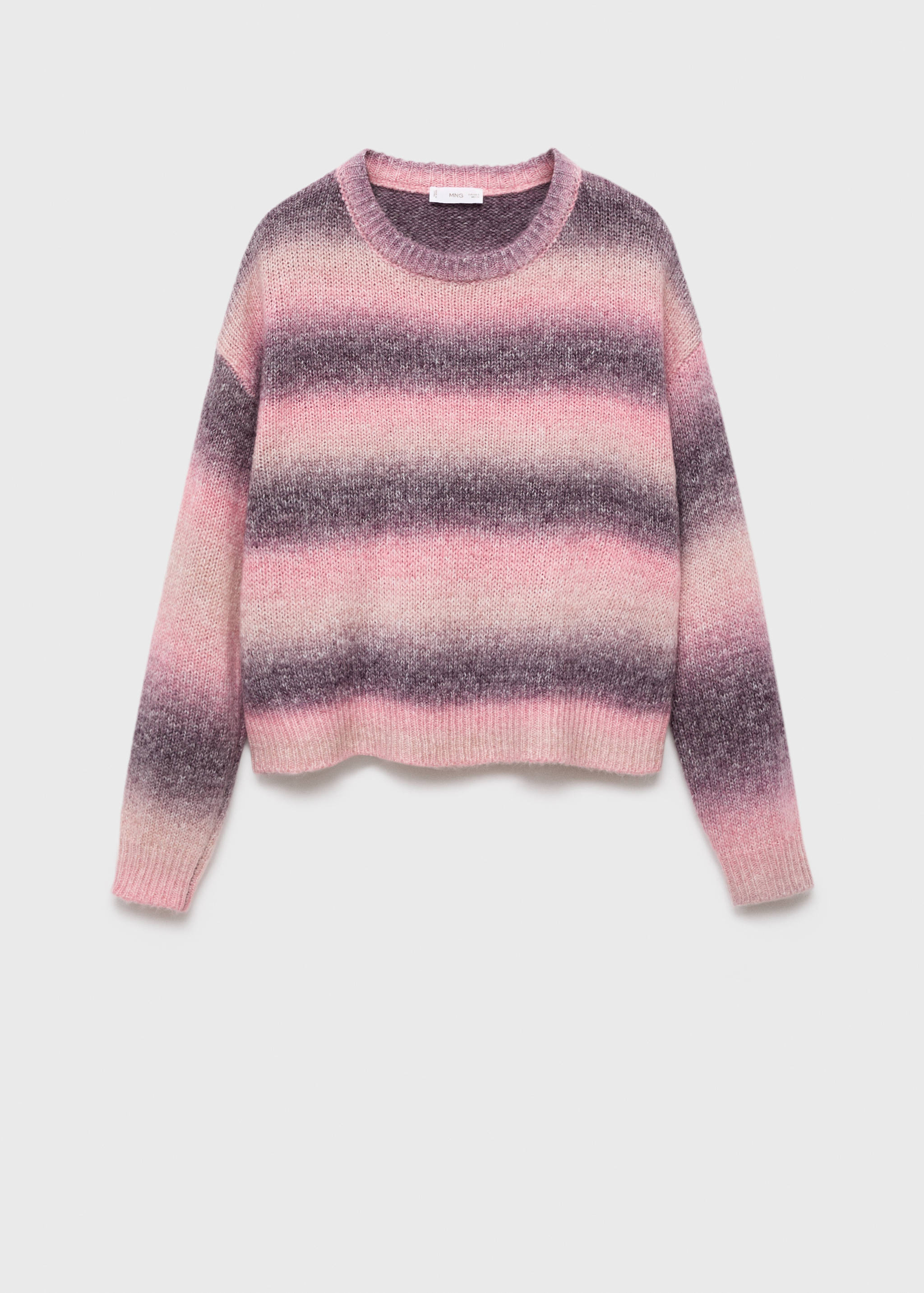 Mehrfarbiger Strickpullover - Artikel ohne Model