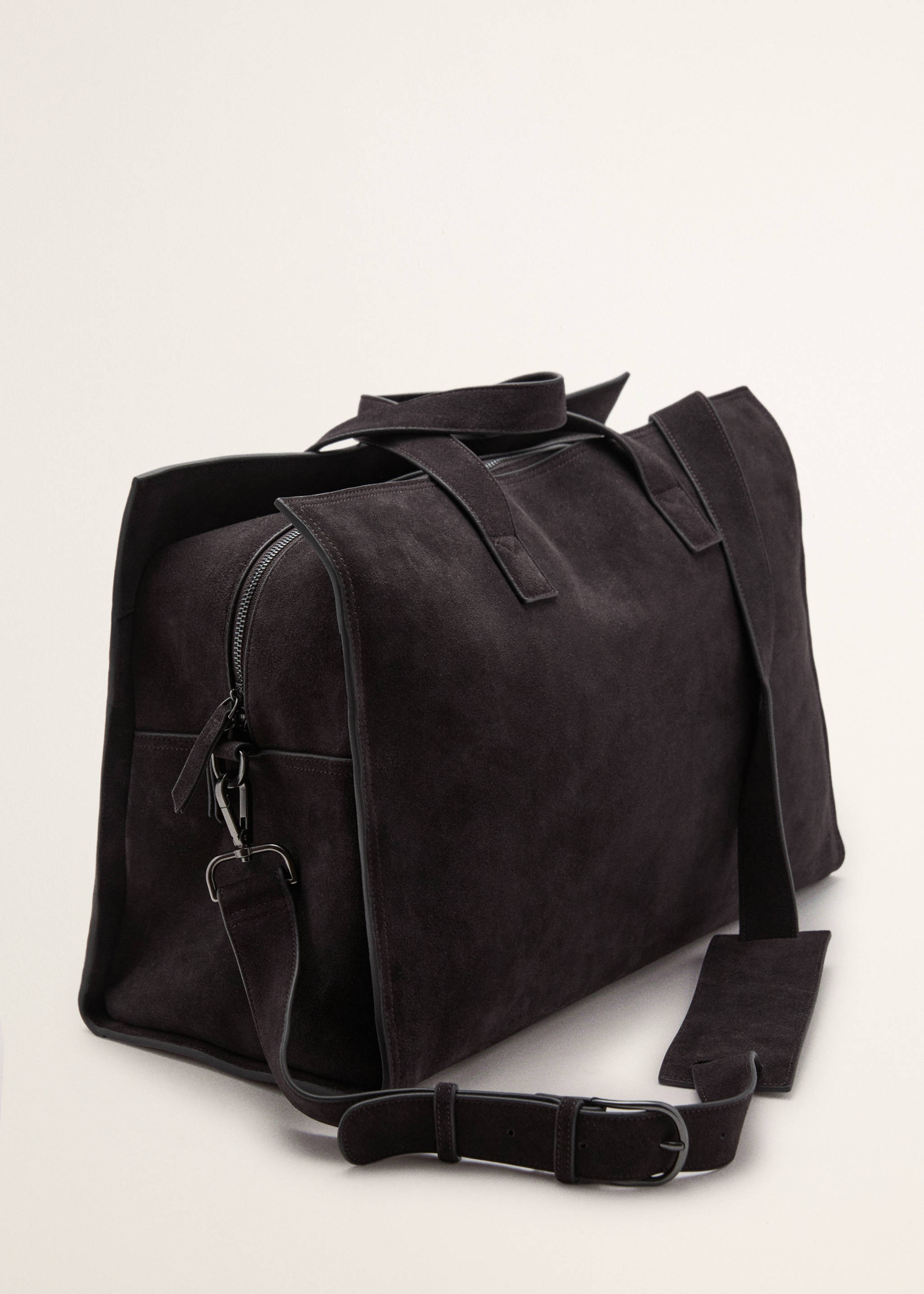 Leather bowling bag - Medium plane