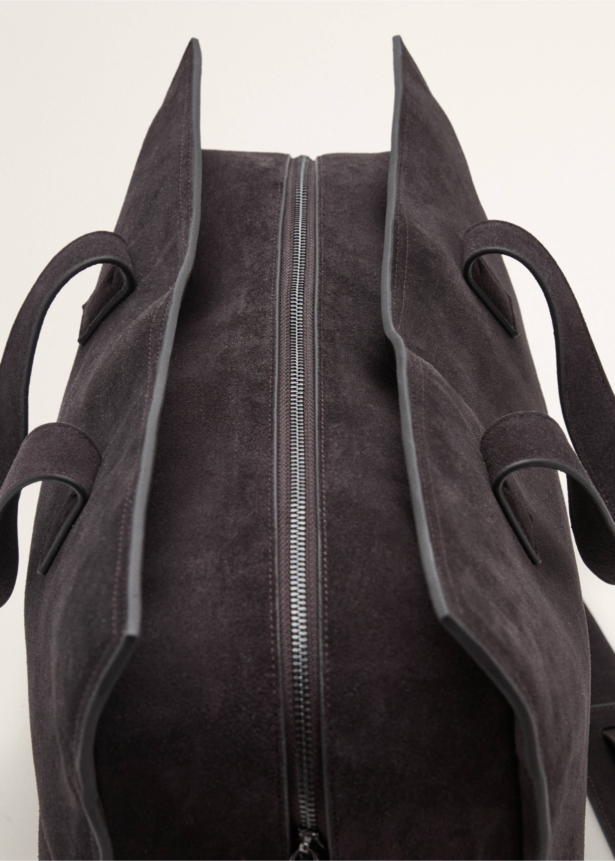 Leather bowling bag - Details of the article 2, Brown. Ref: 17078266-00.