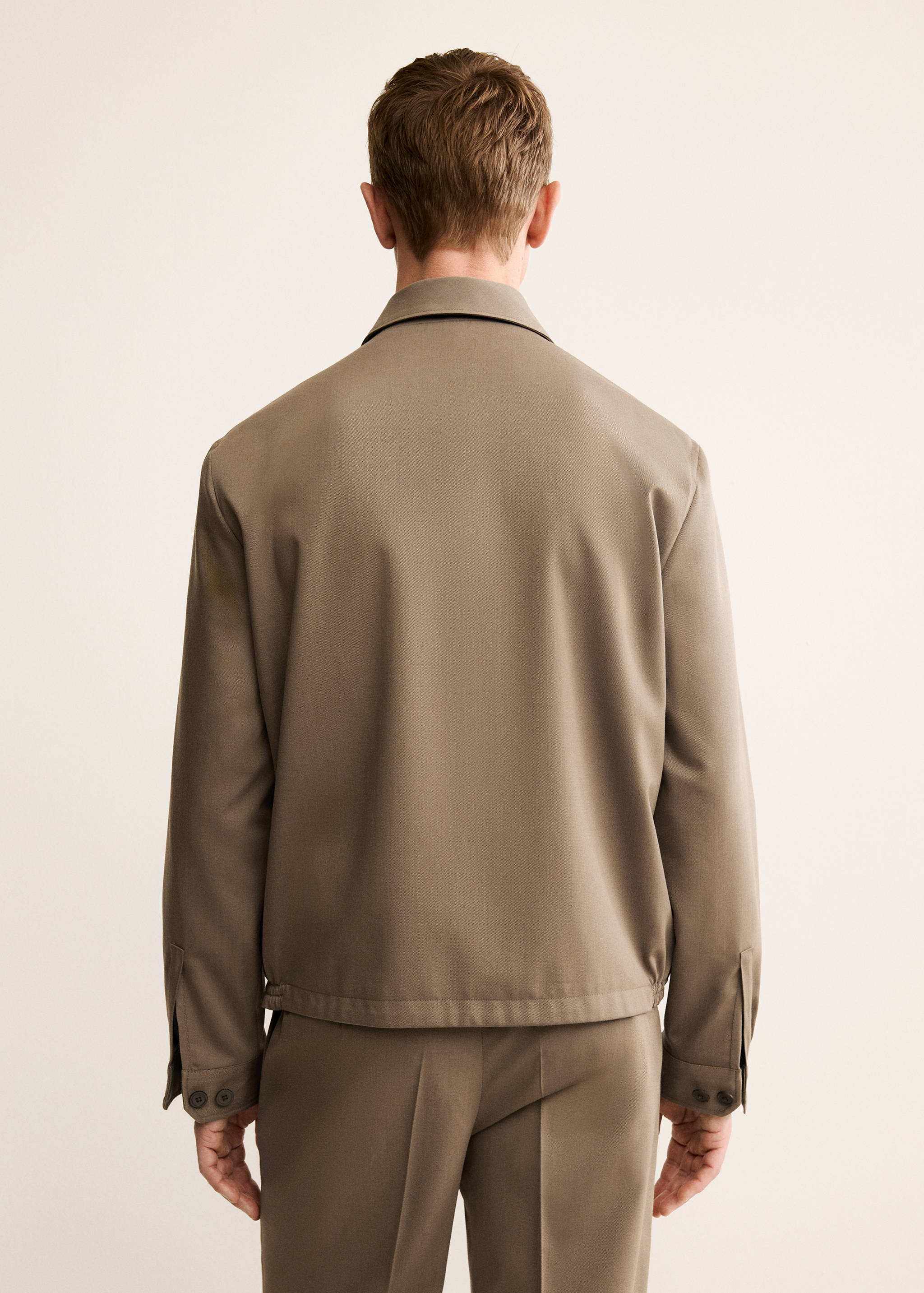 100% Italian wool jacket - Reverse of the article