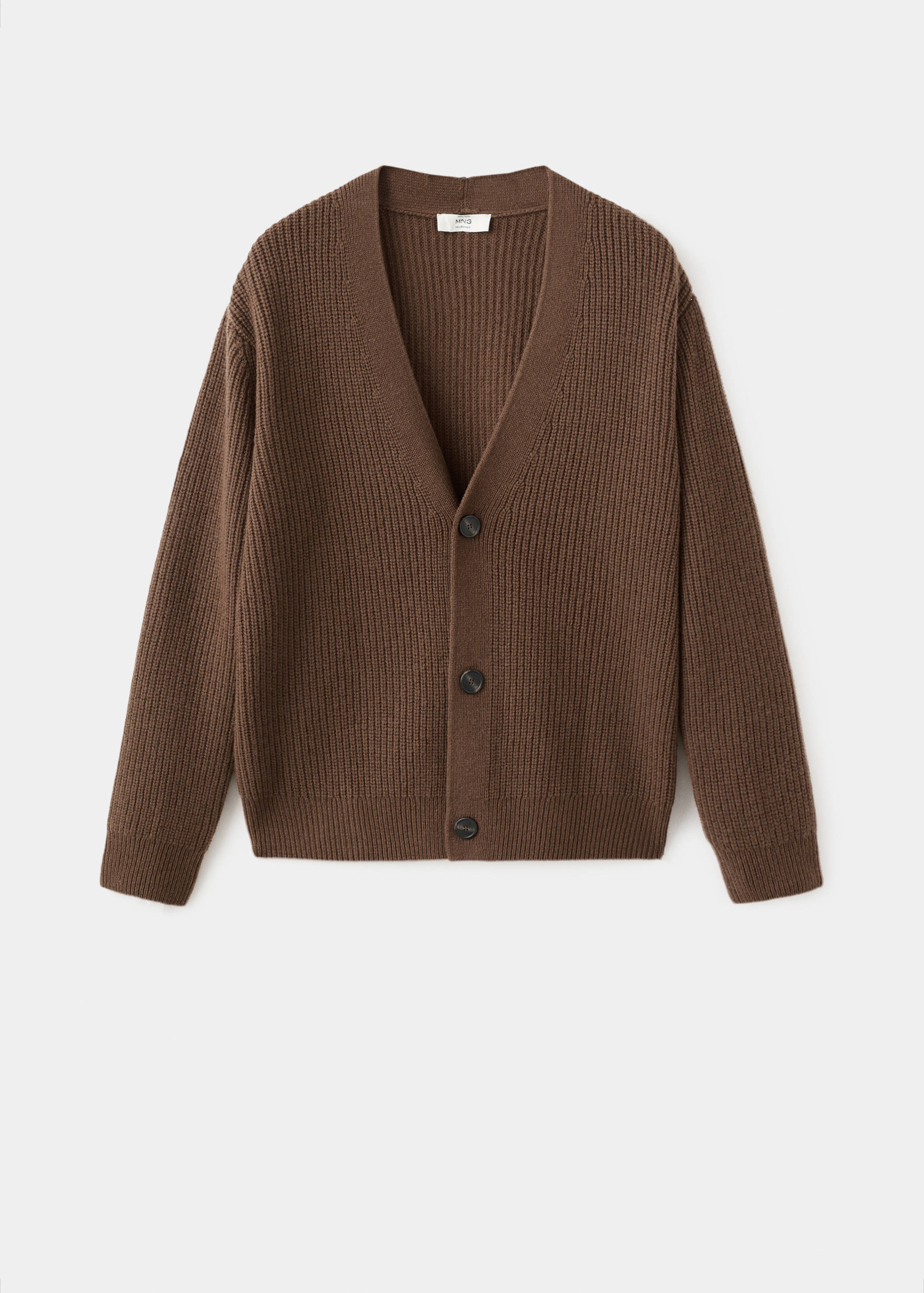 Geknöpfter Cardigan aus 100 % Wolle - Artikel ohne Model