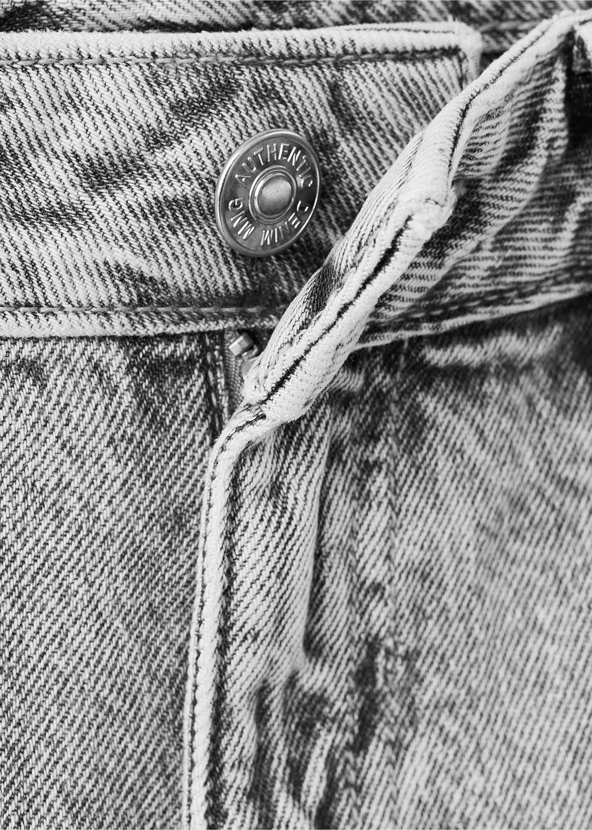 Džíny straight se cvočky - Detail zboží 0, Šedá denim. Ref: 17078281-00.