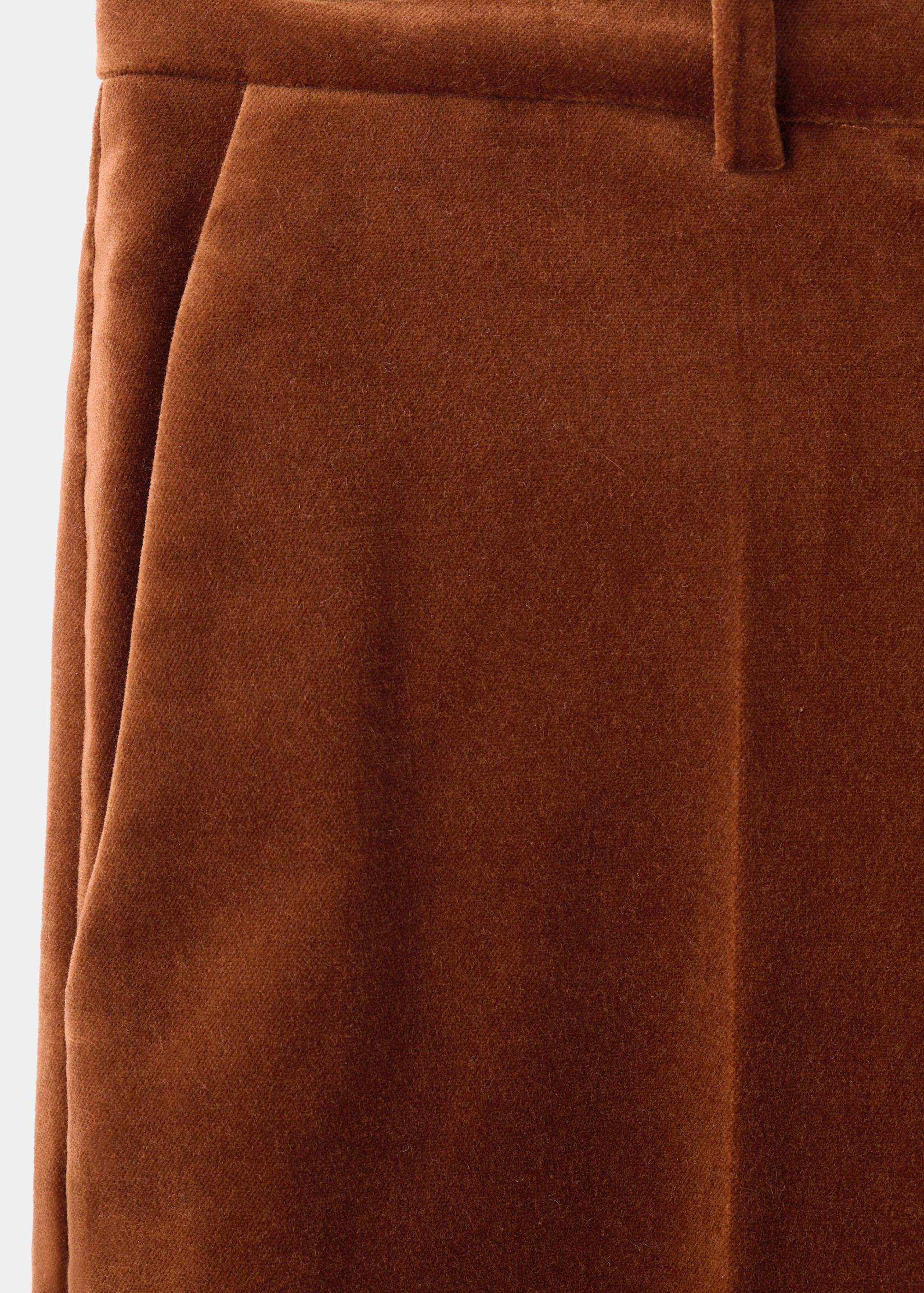Velvet suit trousers - Details of the article 0