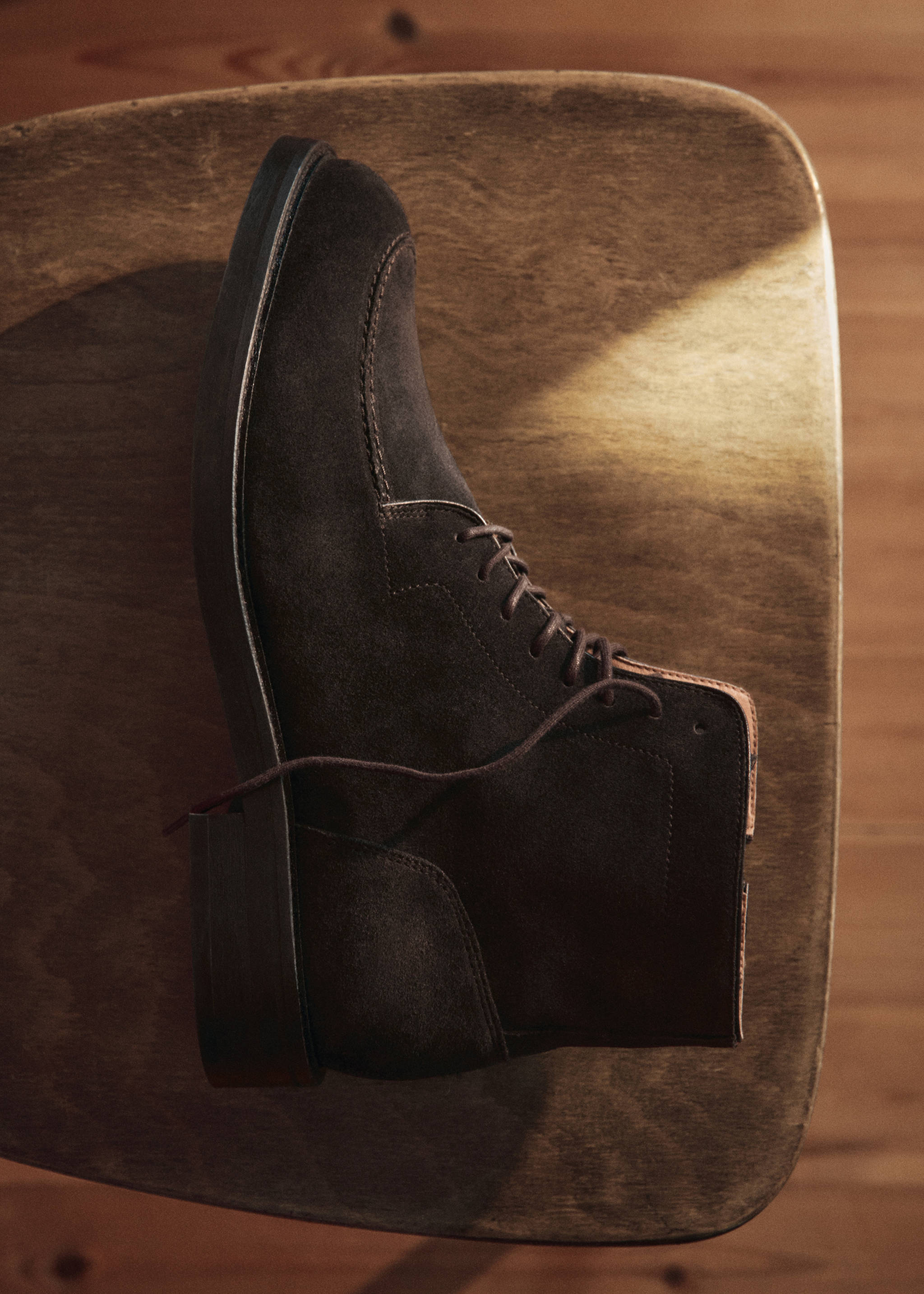 Bottines cuir lacets - Plan général