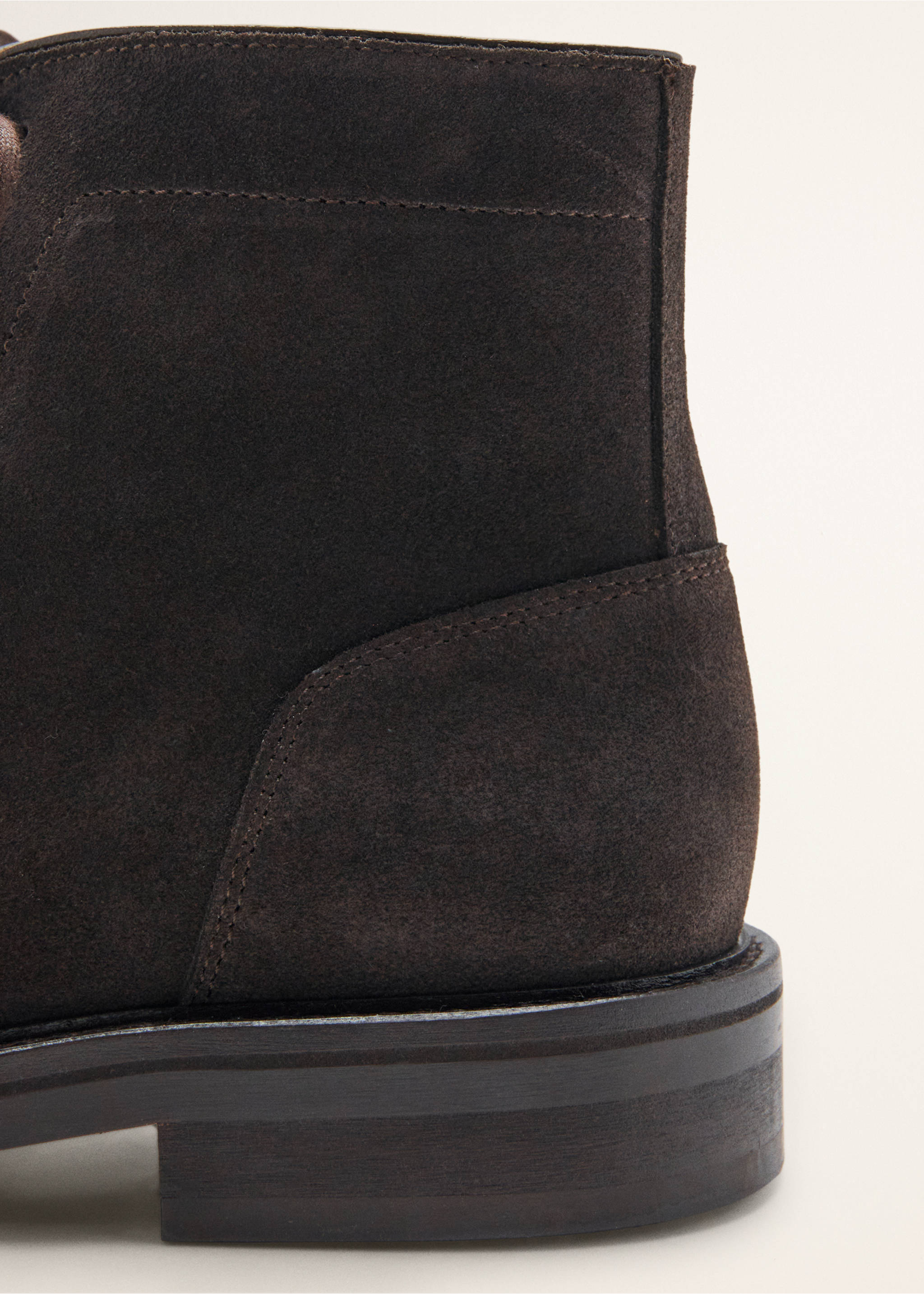 Bottines cuir lacets - Détail de l'article 1, Marron. Ref: 17078289-00.