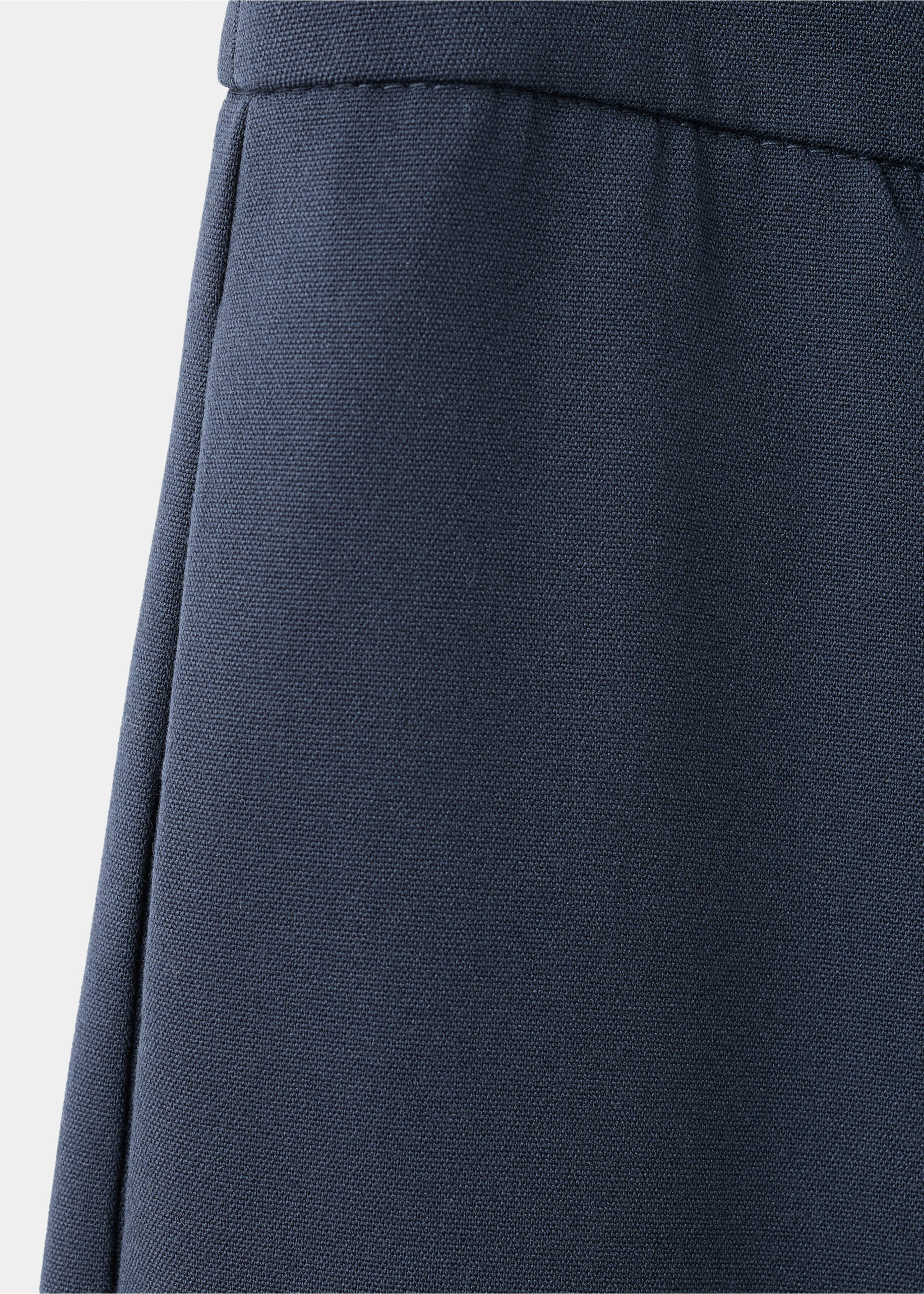 Straight trousers - Details of the article 8, Navy. Ref: 17078291-00.