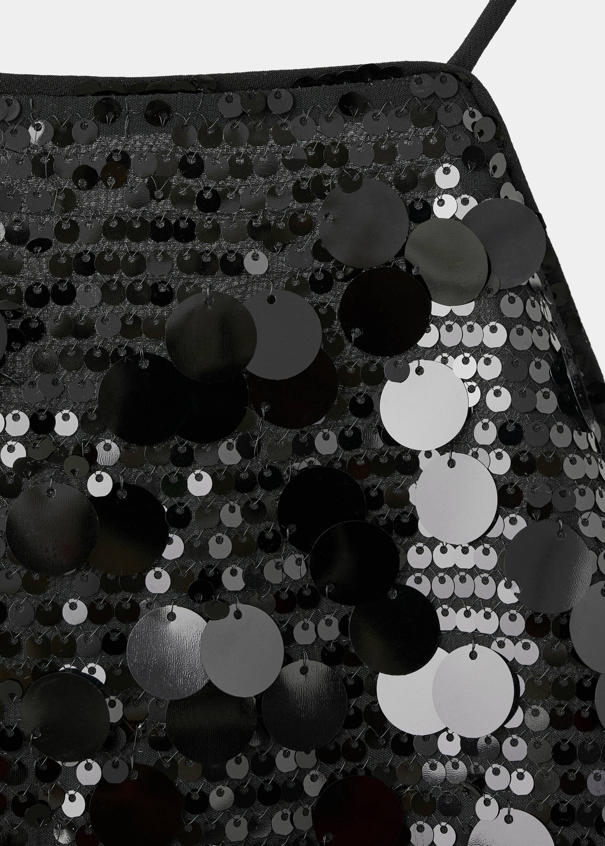 Short dress with sequins - Details of the article 8