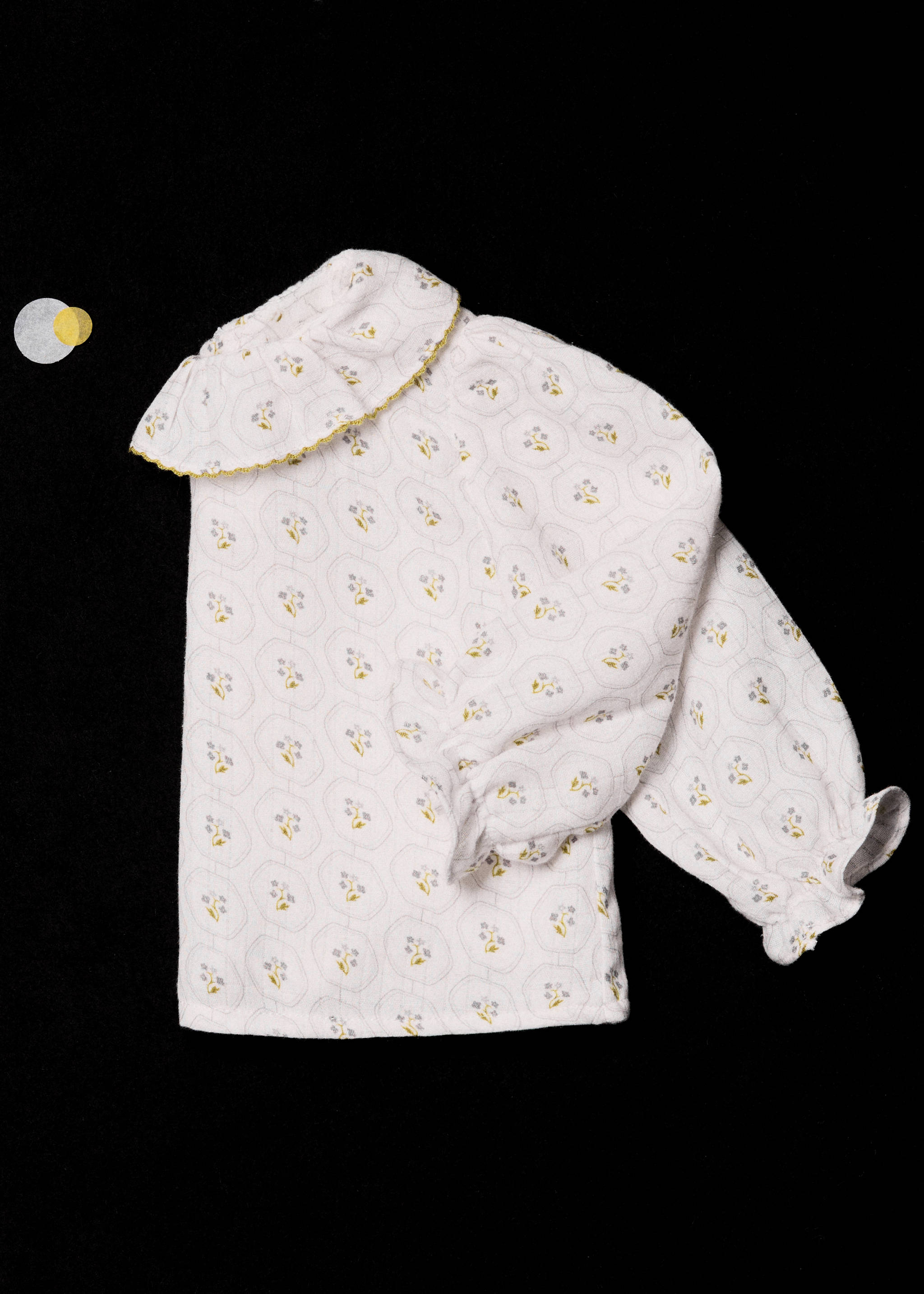 Gemusterte Baumwollbluse - Detail des Artikels 5