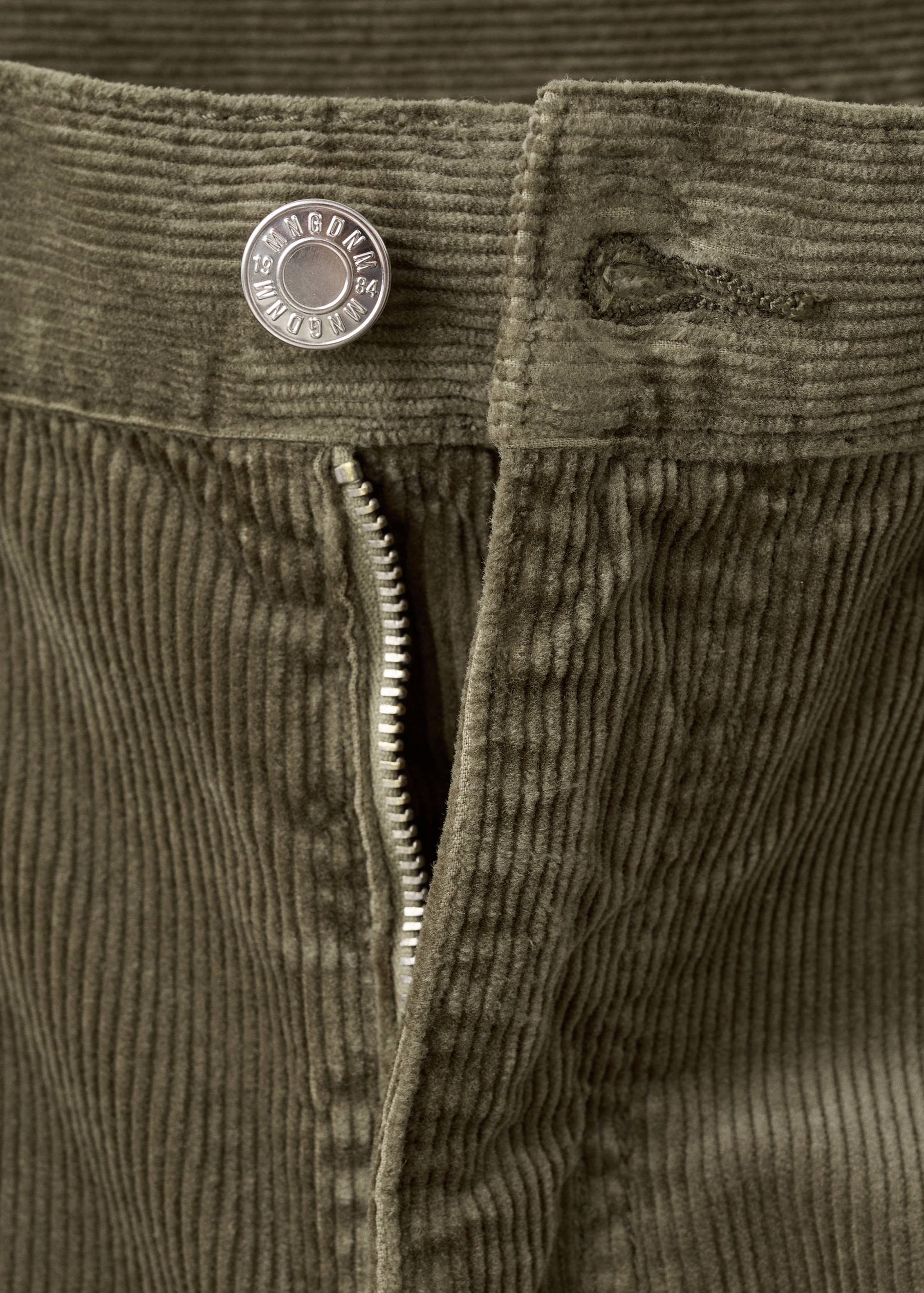 Džíny wide leg manšestr - Detail zboží 8