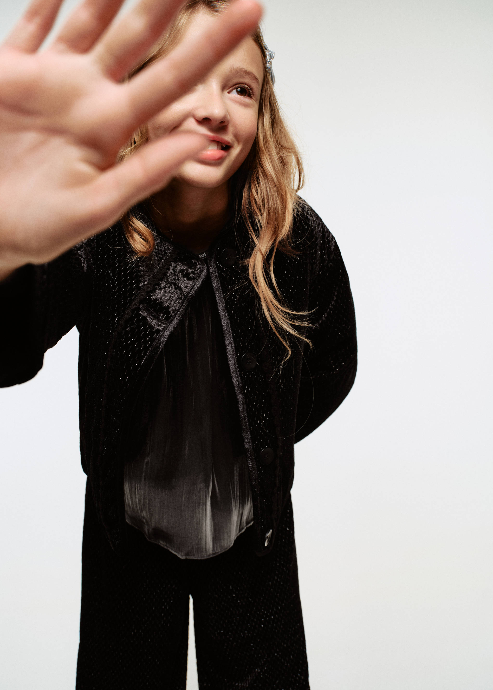 Lurex-Jacke mit Knöpfen - Detail des Artikels 1