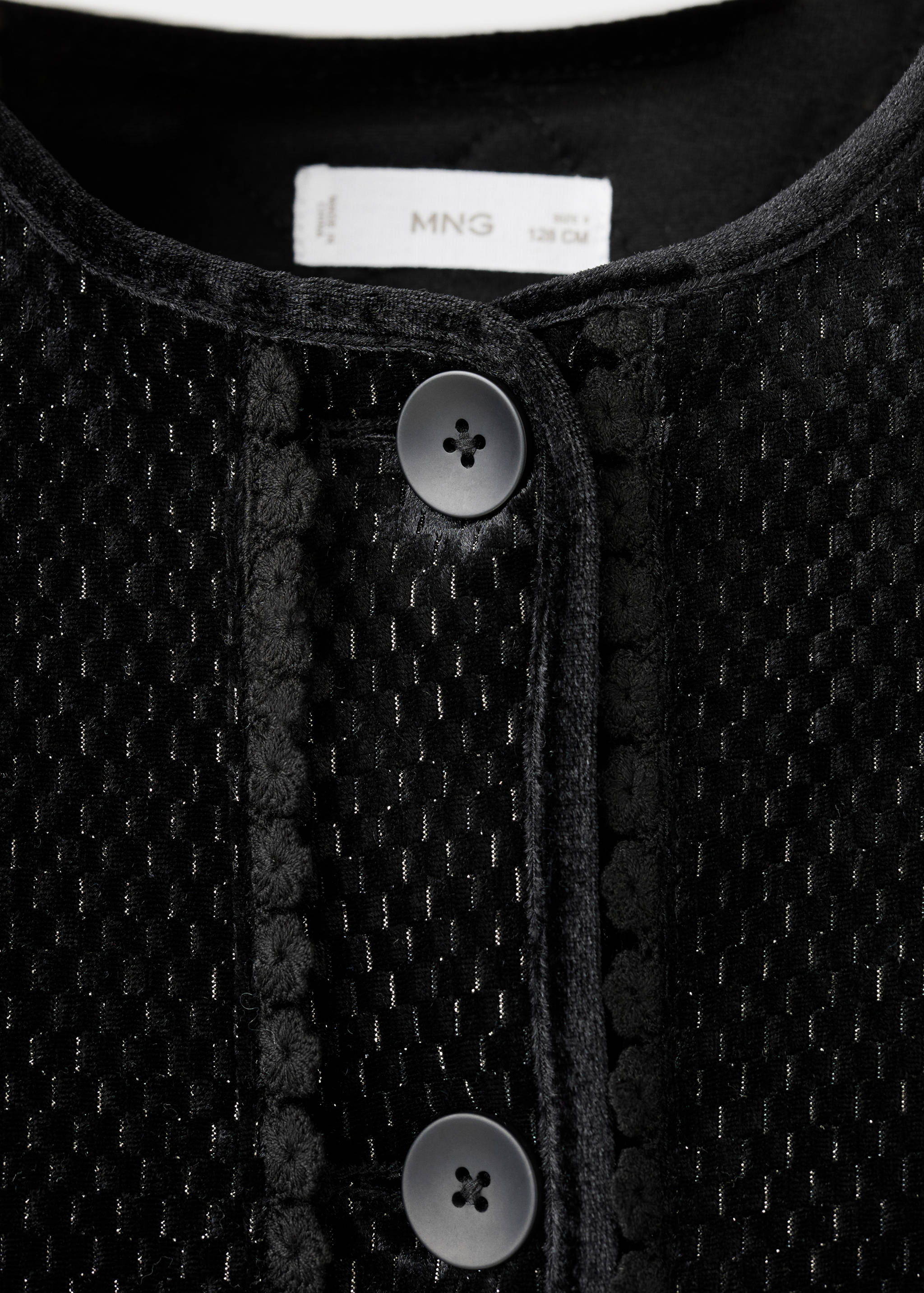 Lurex-Jacke mit Knöpfen - Detail des Artikels 8