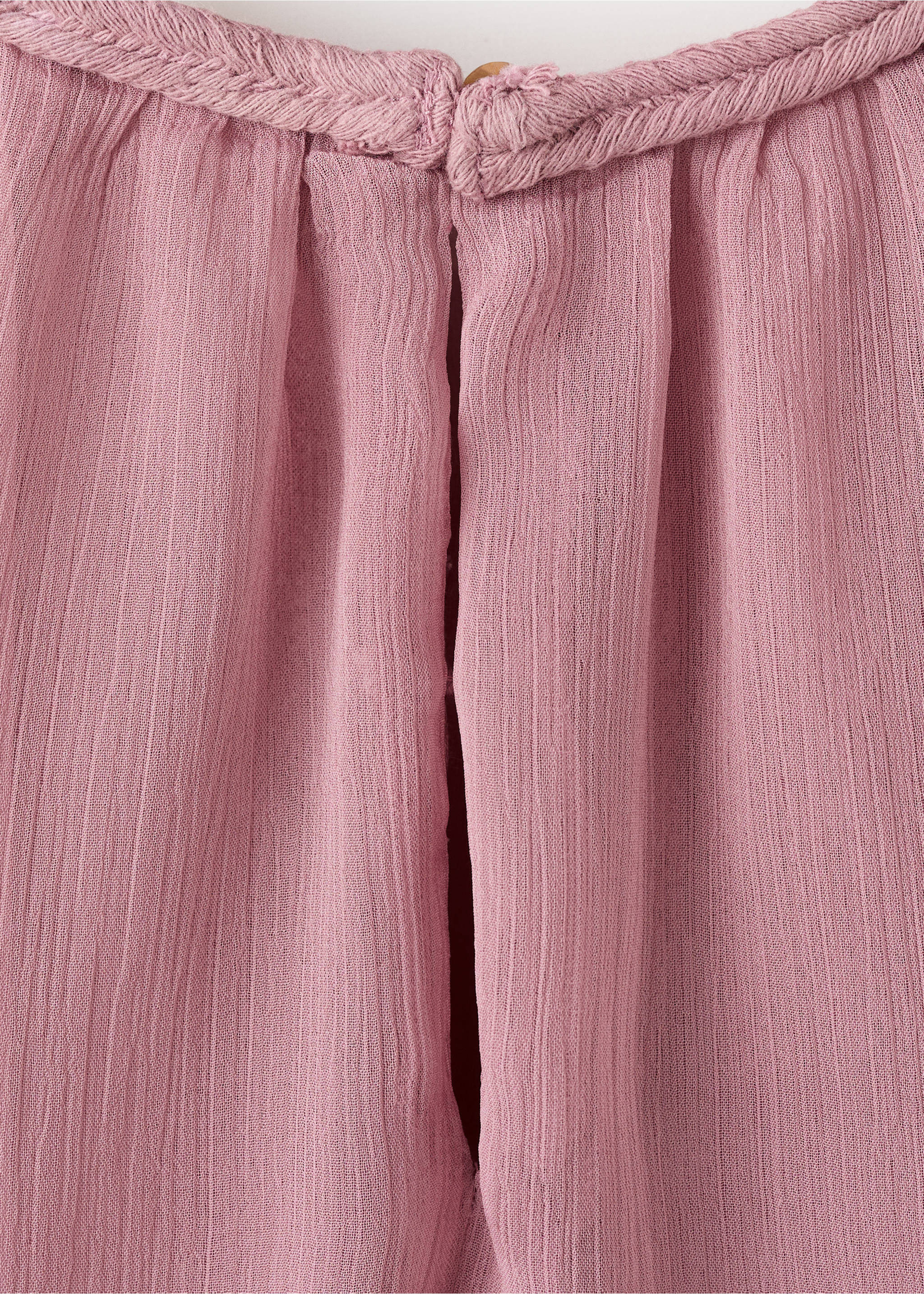 Bead embroidery dress - Details of the article 0, Pink. Ref: 17079102-00.