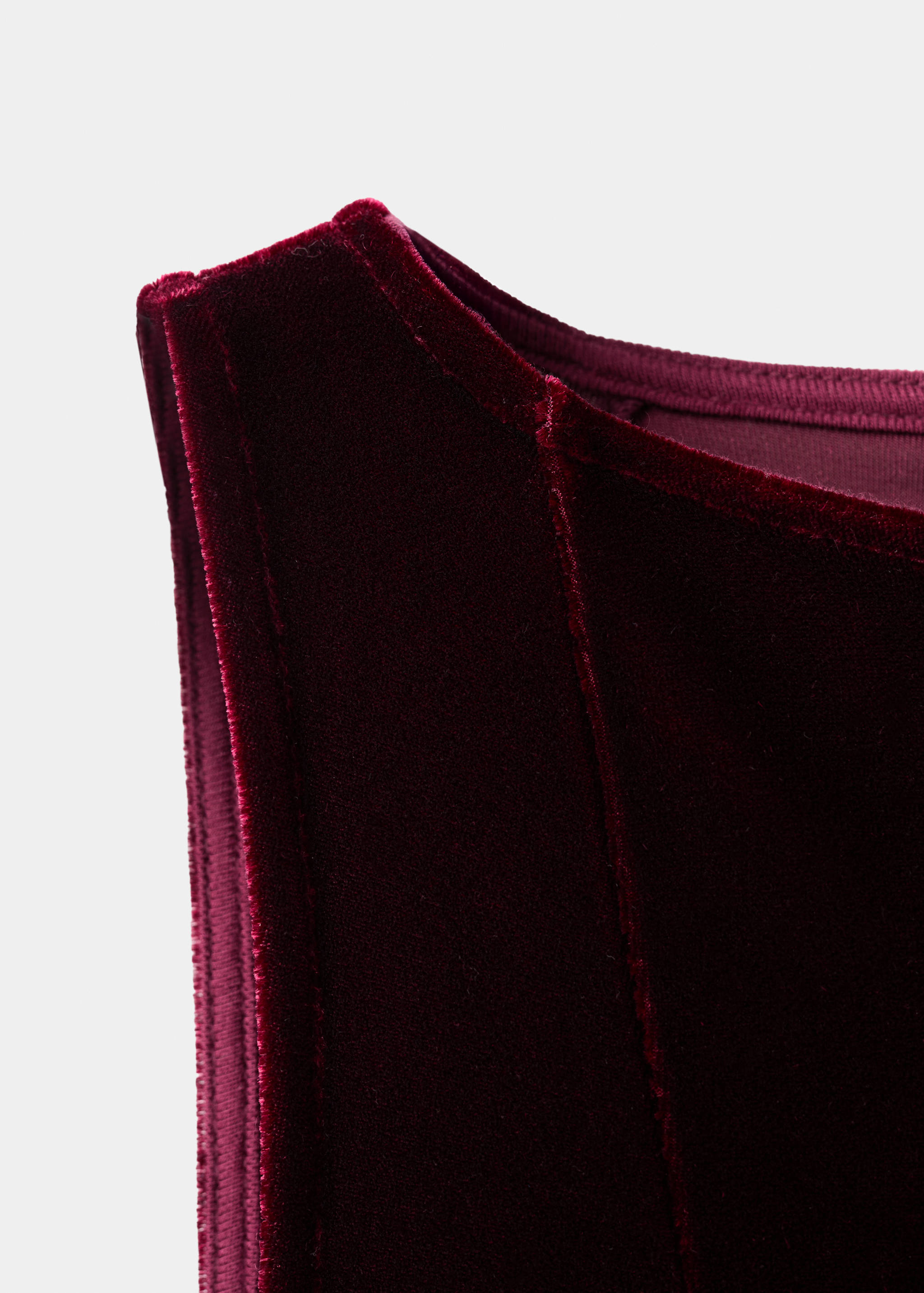 Velvet dress with seams - Details of the article 8
