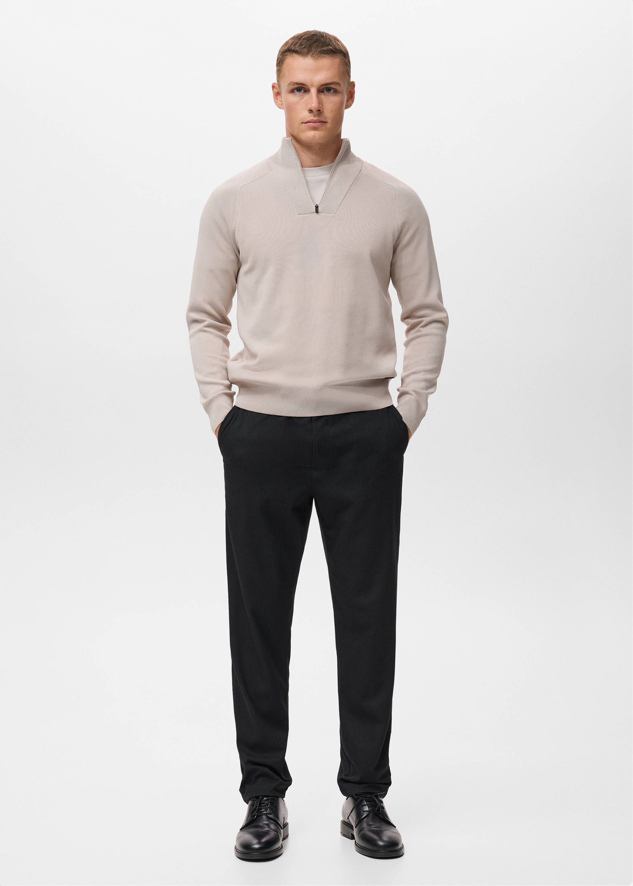 Pantalon flanelle slim-fit Thermolite® - Plan général