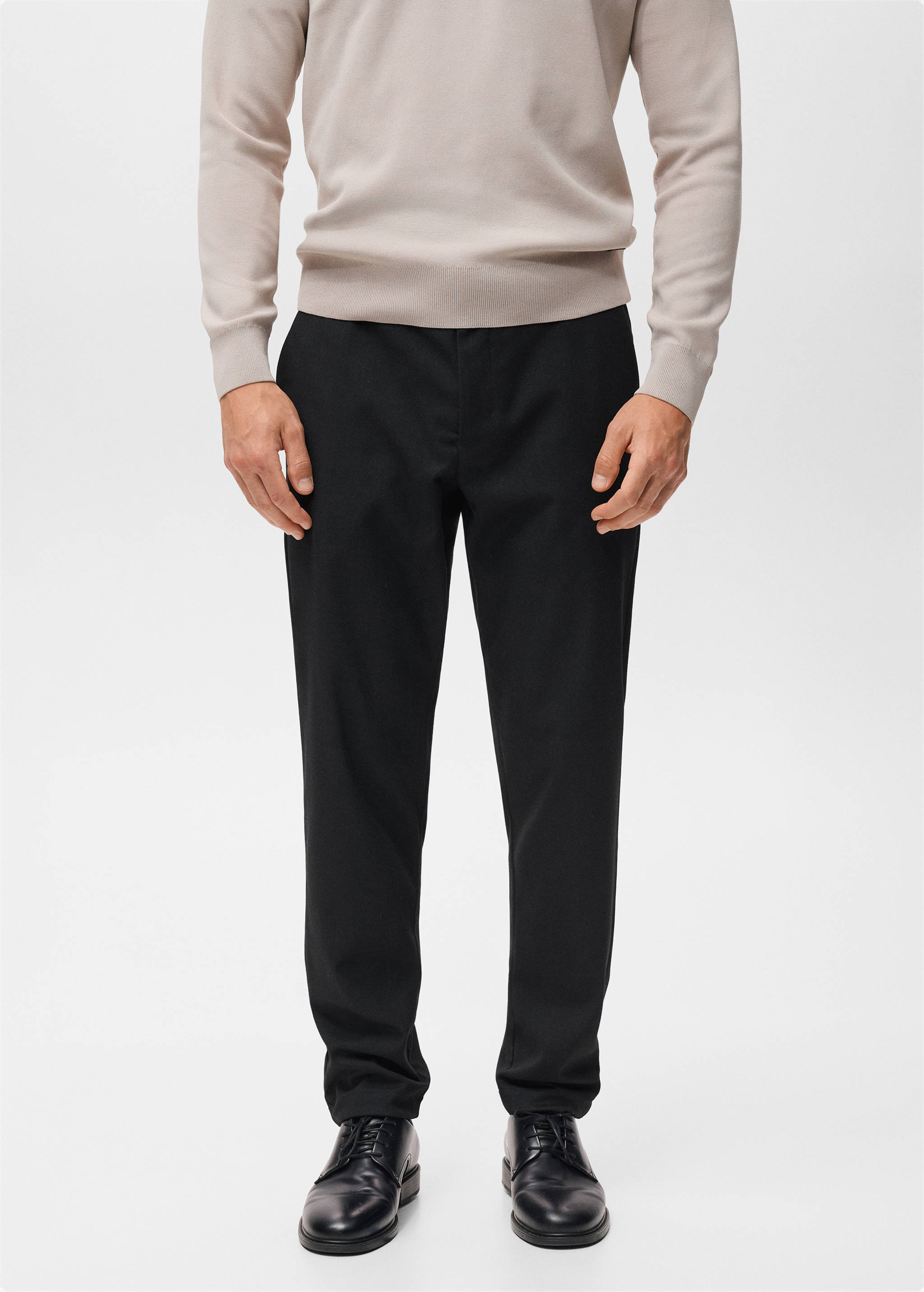 Pantalon flanelle slim-fit Thermolite® - Plan moyen