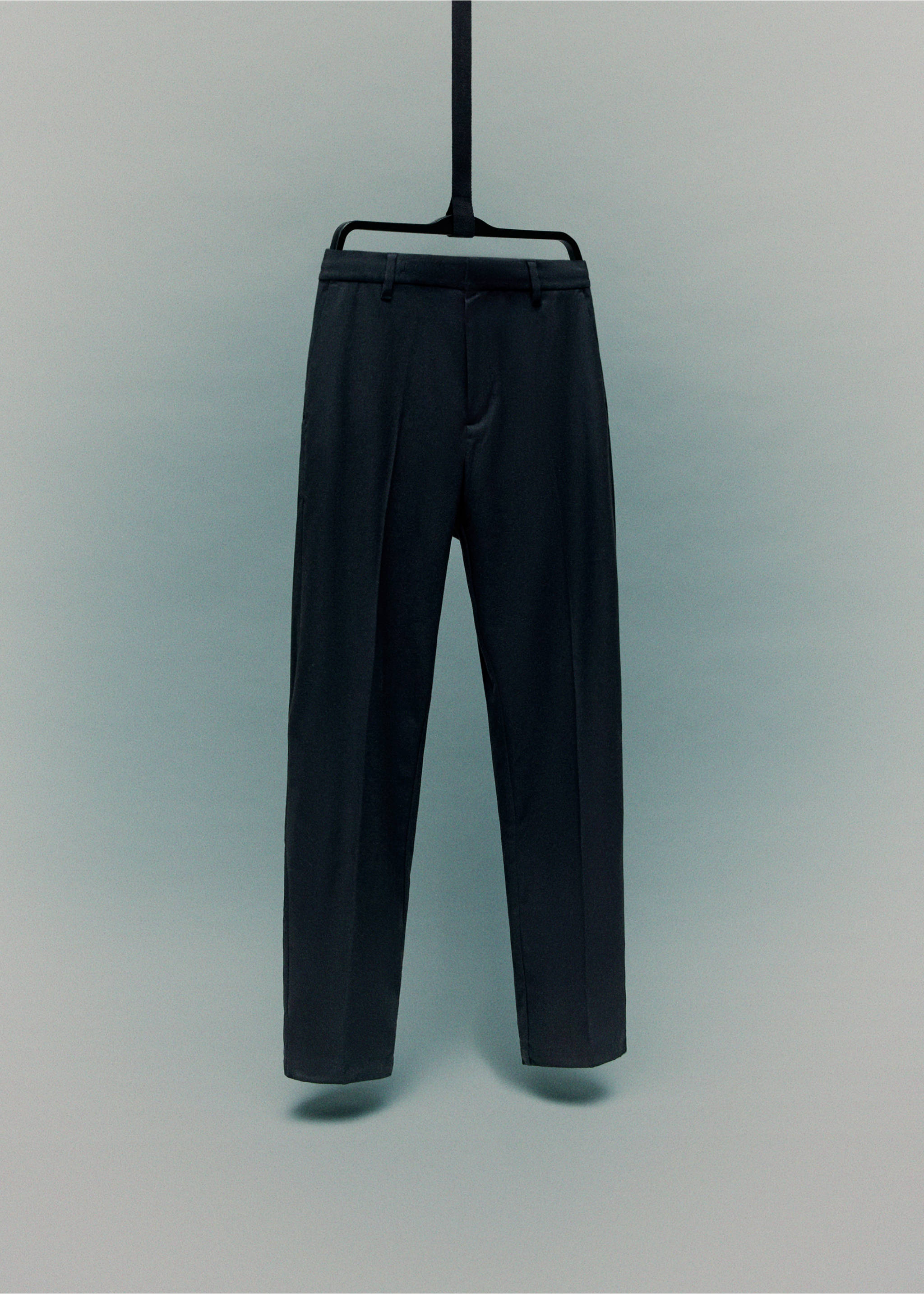 Pantalon flanelle slim-fit Thermolite® - Détail de l'article 9, Bleu marine. Ref: 17079204-00.