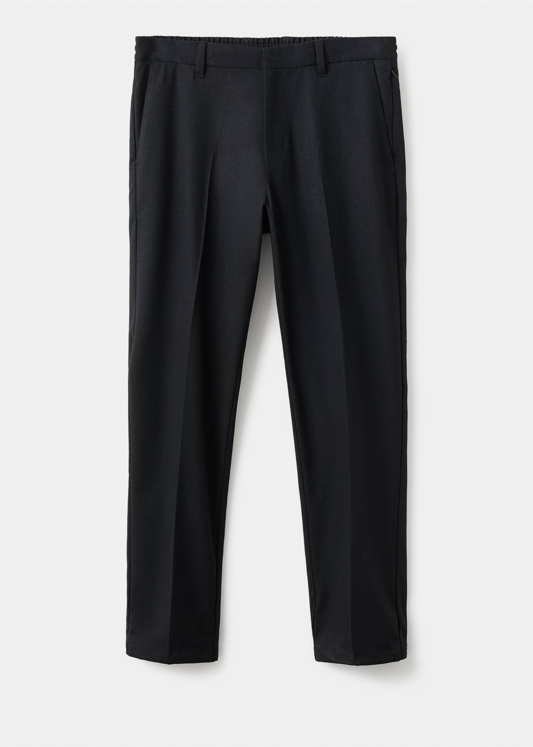 Pantalon flanelle slim-fit Thermolite® - Article sans modèle, Bleu marine. Ref: 17079204-00.