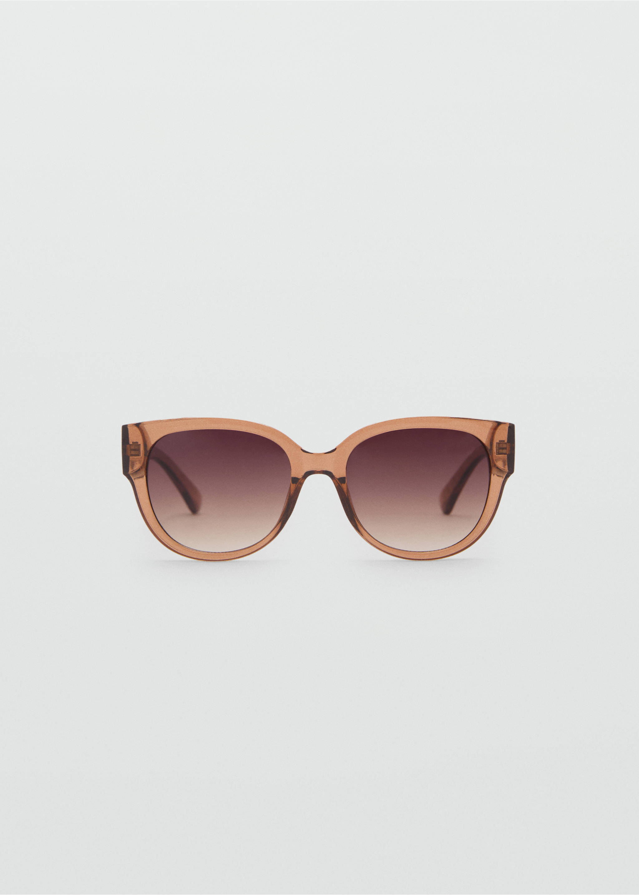 Round-framed sunglasses - Article without model, Peach. Ref: 17081124-00.